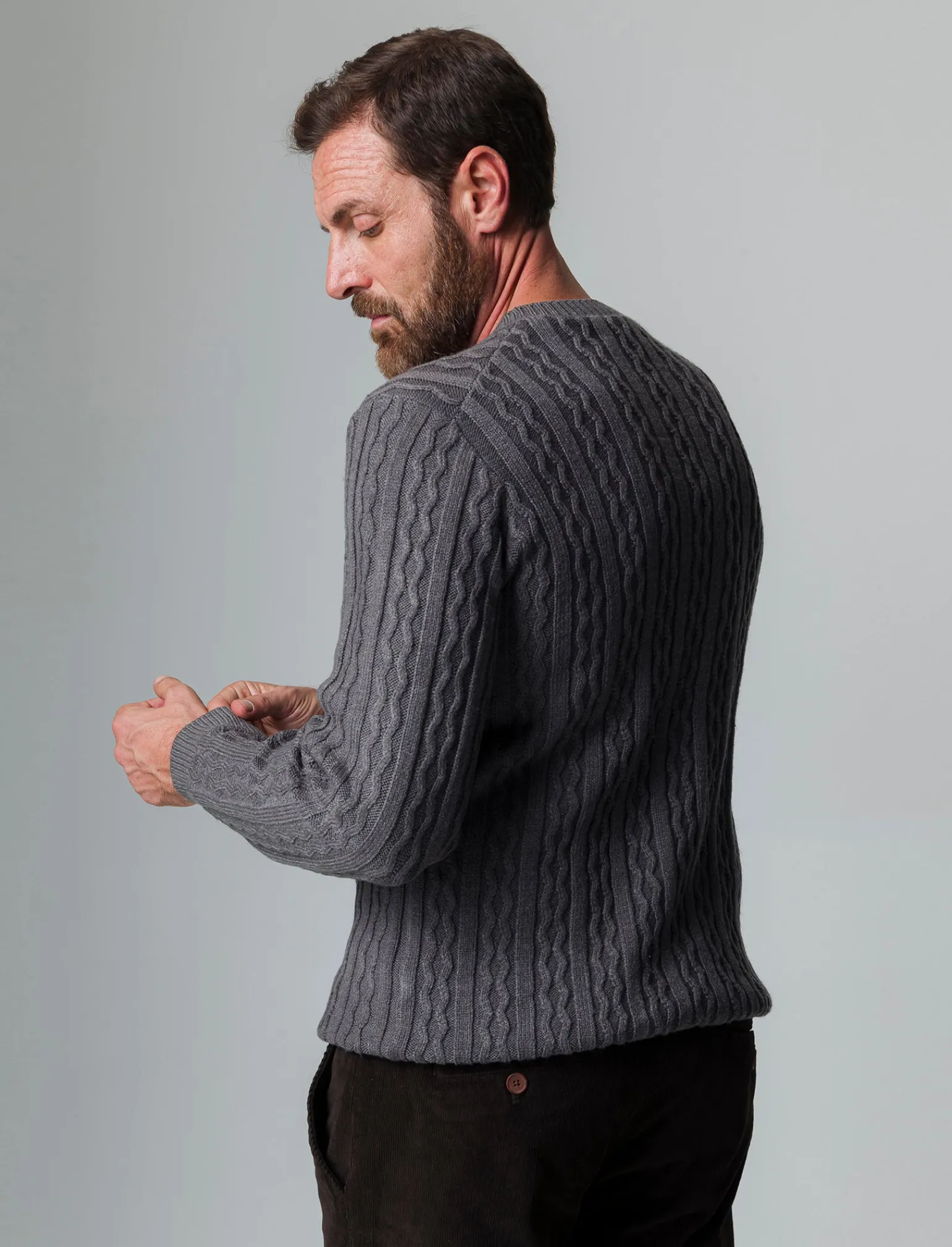 Uomo Piazza Italia Uomo | Maglieria<Maglia girocollo lavorazione jacquard atrecce e coste regular fit - mel.
