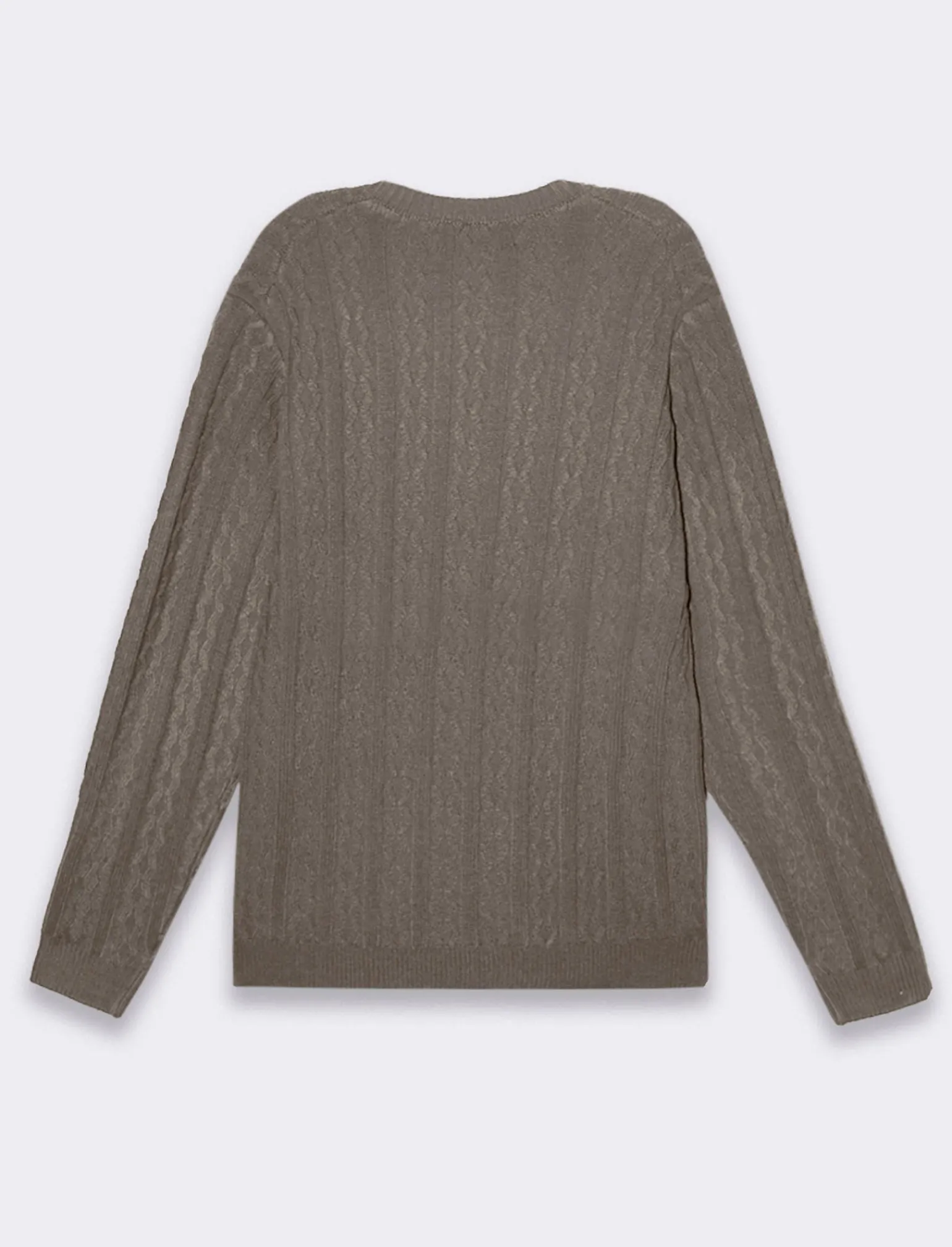 Uomo Piazza Italia Uomo | Maglieria<Maglia girocollo lavorazione jacquard atrecce e coste regular fit - mel.