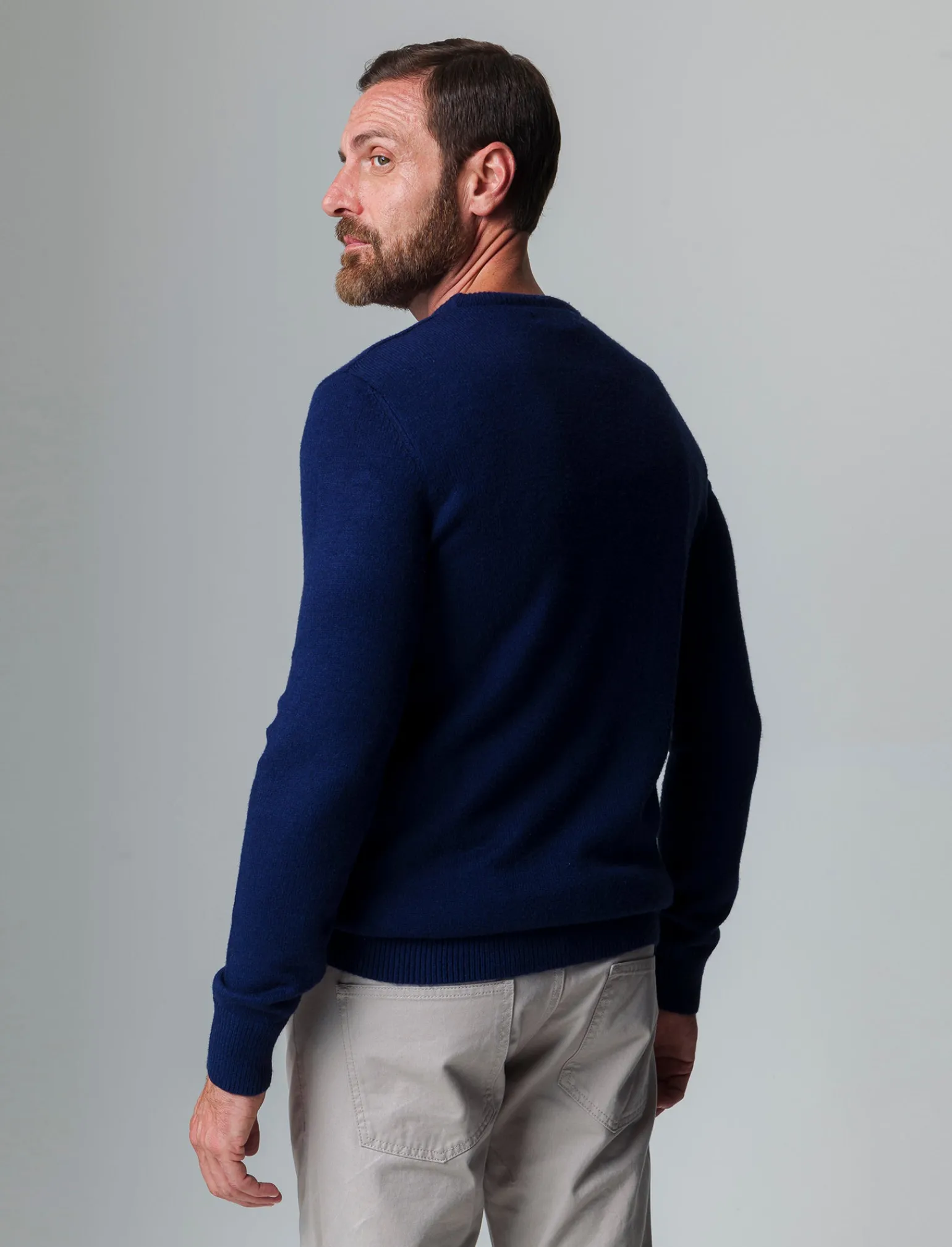 Uomo Piazza Italia Maglieria<Maglia girocollo lavorazione rasata, filato premium regular fit -