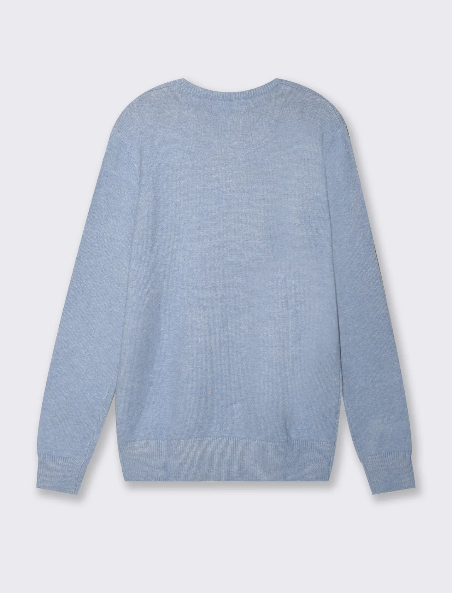 Uomo Piazza Italia Maglieria<Maglia girocollo lavorazione rasata, filato premium regular fit - Celeste