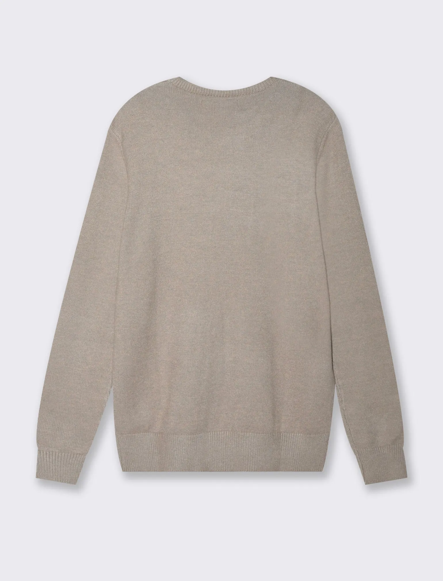 Uomo Piazza Italia Maglieria<Maglia girocollo lavorazione rasata, filato premium regular fit - tortora