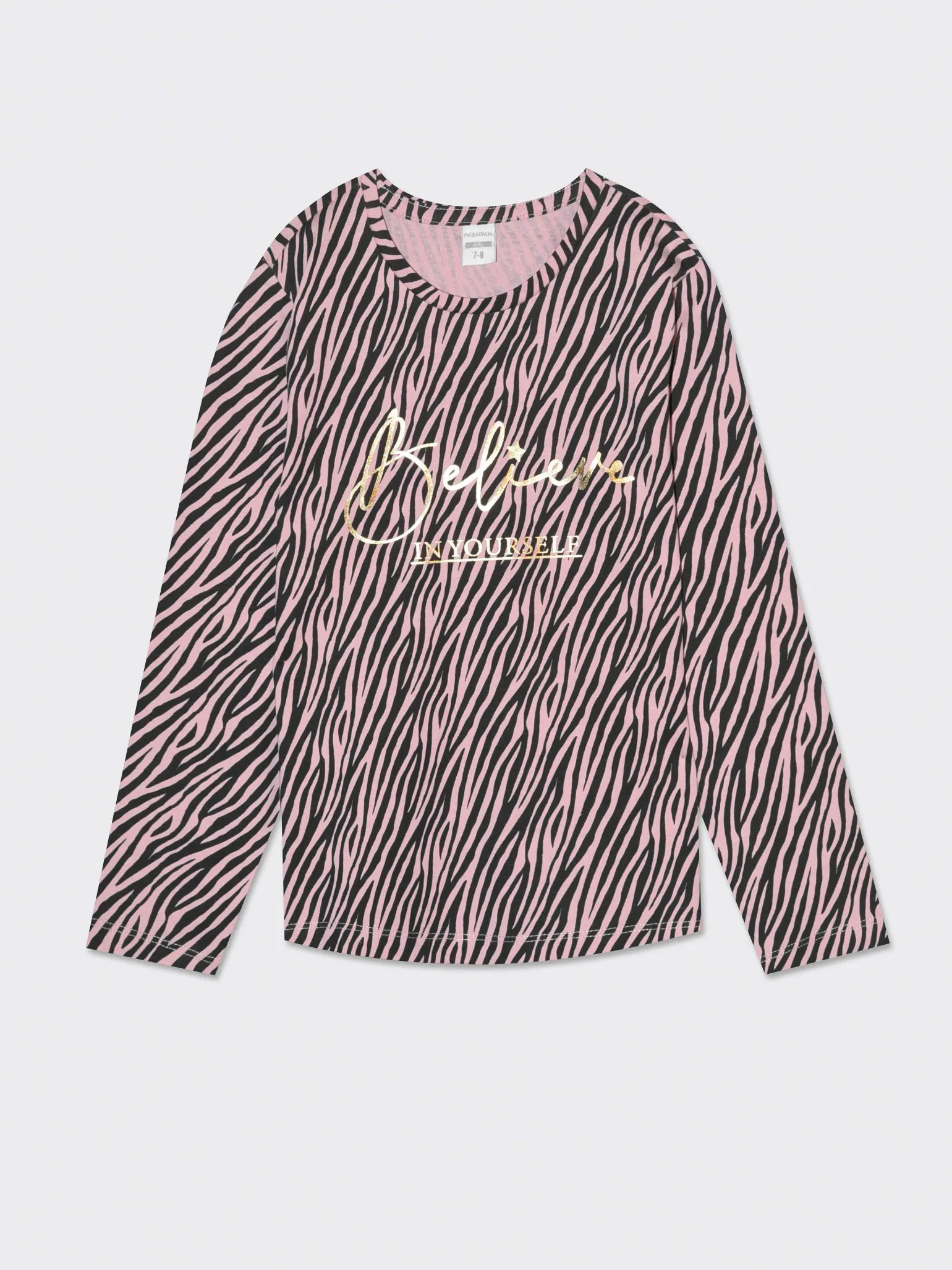 Piazza Italia Bambina | T-Shirt E Top<Maglia in cotone con fantasie e stampe frontali da bambina -