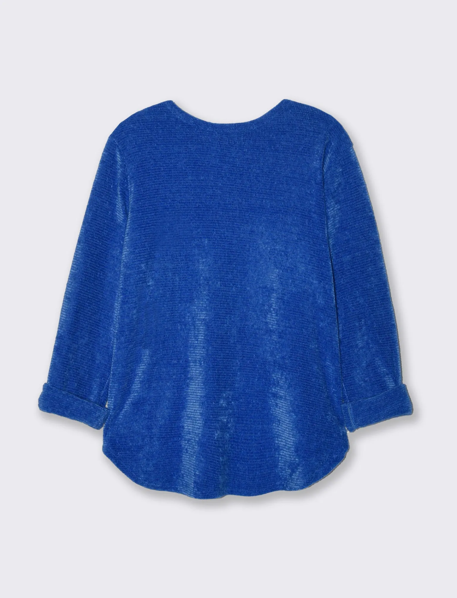 Donna Piazza Italia Maglieria<Maglia in filato effetto peluche tinta unita; scollo a barca; maniche lunghe. - Royal