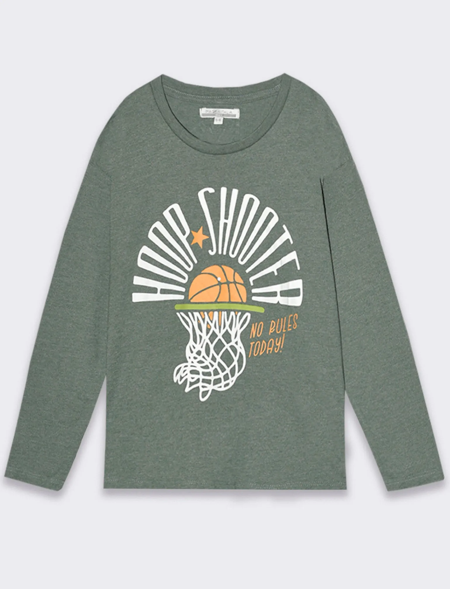 Bambino Piazza Italia Bambino | Maglieria<Maglia in jersey con doppia stampa fronte retro in stile pop - salvia