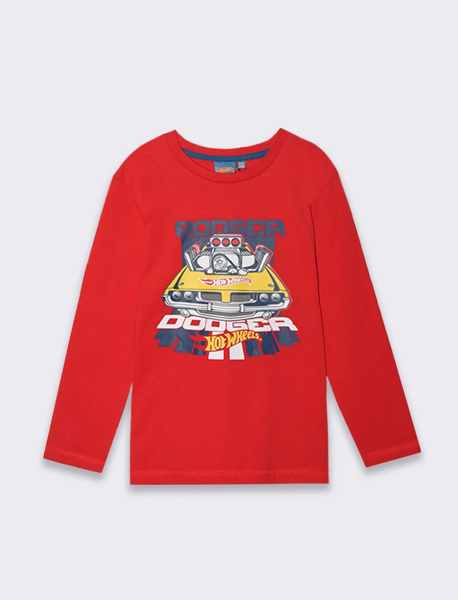 Bambino Piazza Italia Bambino | Maglieria<Maglia in jersey manica lunga con stampe Hot Wheels -