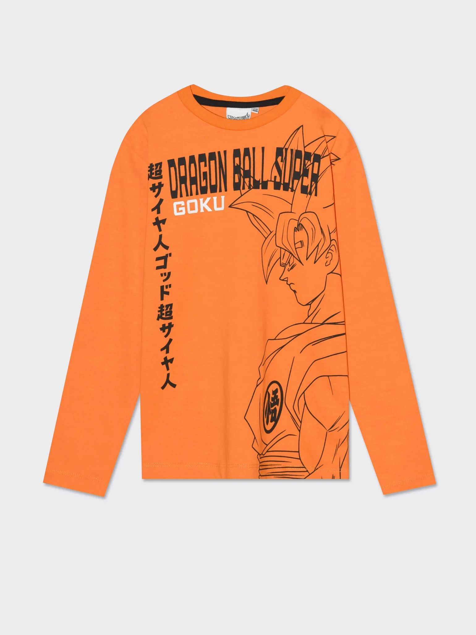 Bambino Piazza Italia Bambino | Maglieria<Maglia in jersey maniche lunghe con stampe di Dragon ball.  - Arancio
