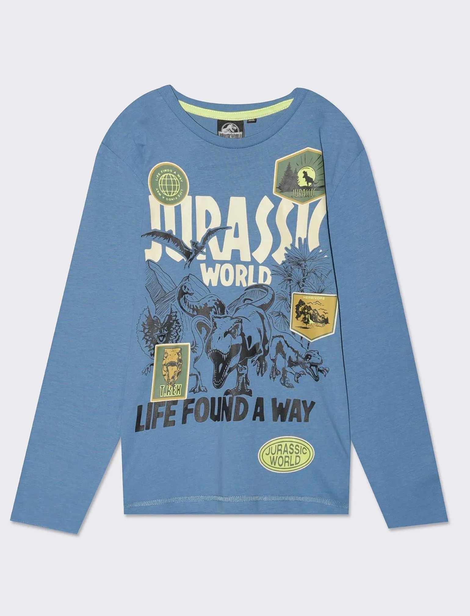 Bambino Piazza Italia Bambino | Maglieria<Maglia in jersey maniche lunghe Jurassic Park in due varianti colore -
