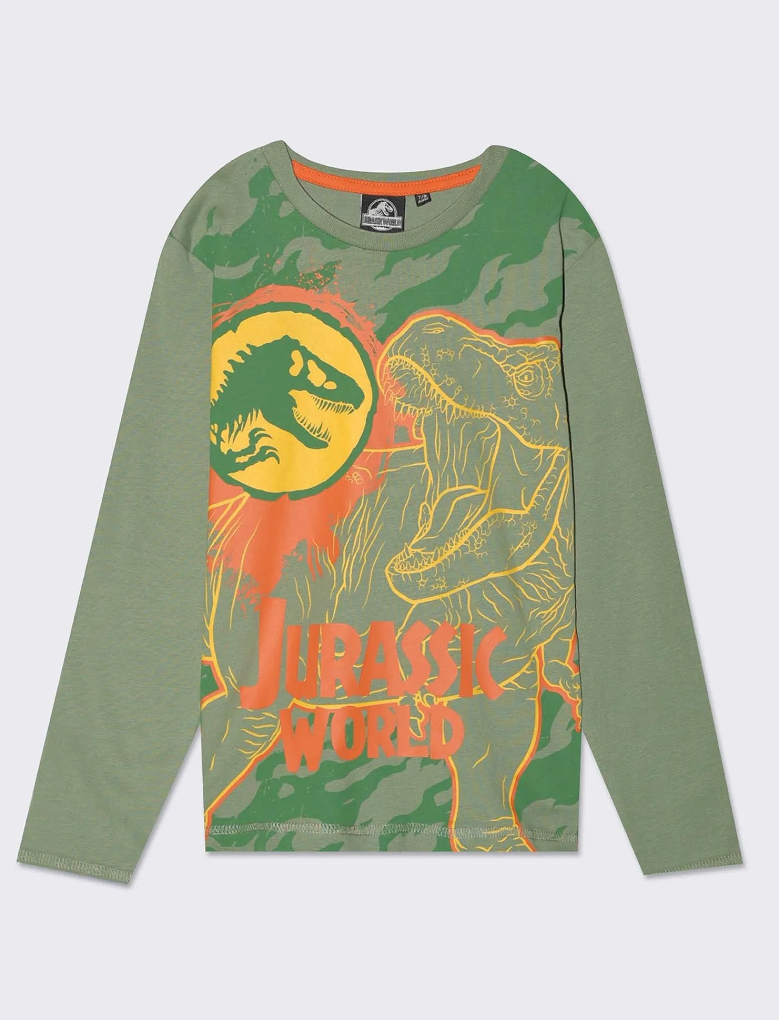 Bambino Piazza Italia Bambino | Maglieria<Maglia in jersey maniche lunghe Jurassic Park in due varianti colore -