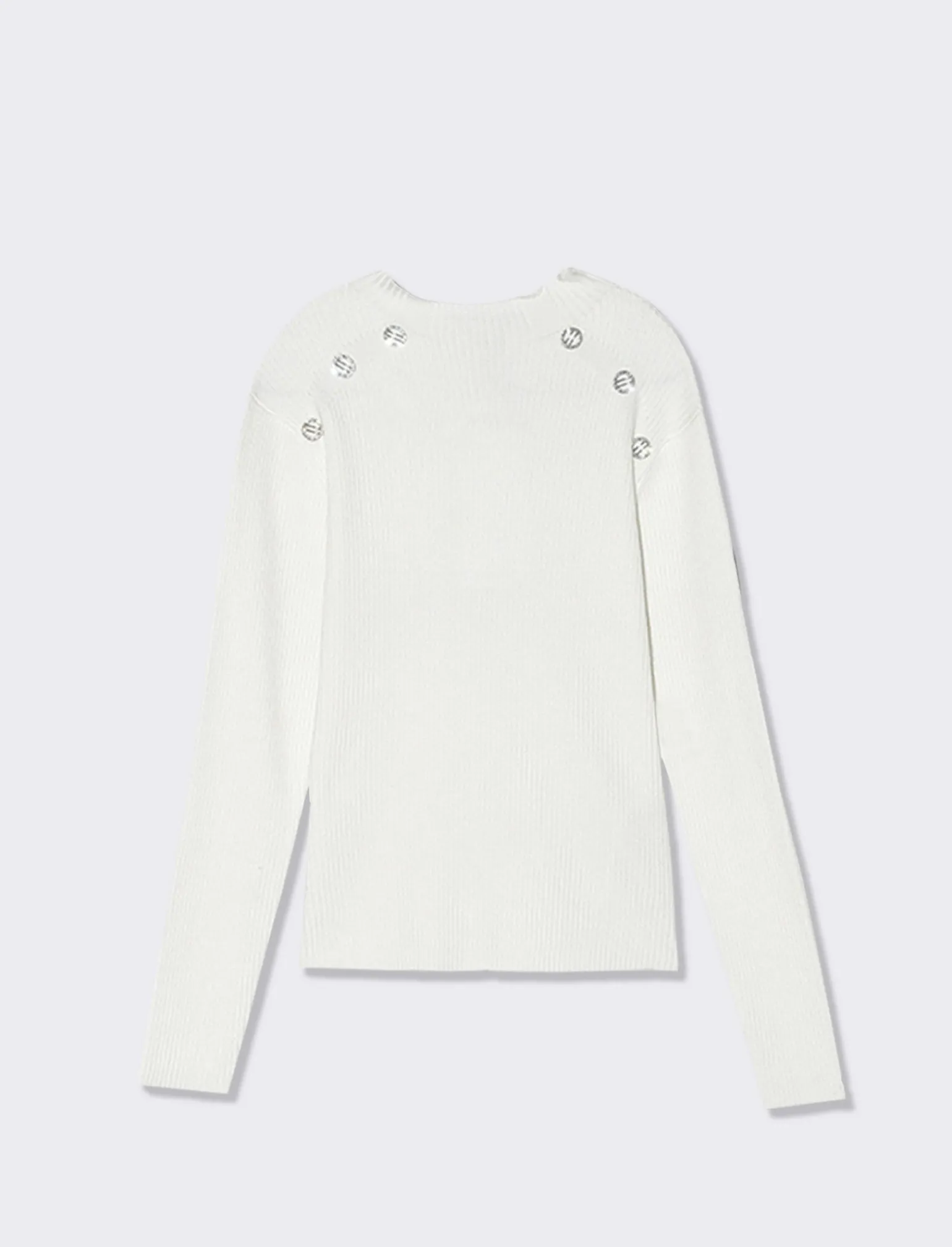 Piazza Italia Bambina | Maglieria<Maglia lupetto in costina con bande raglan - sporco