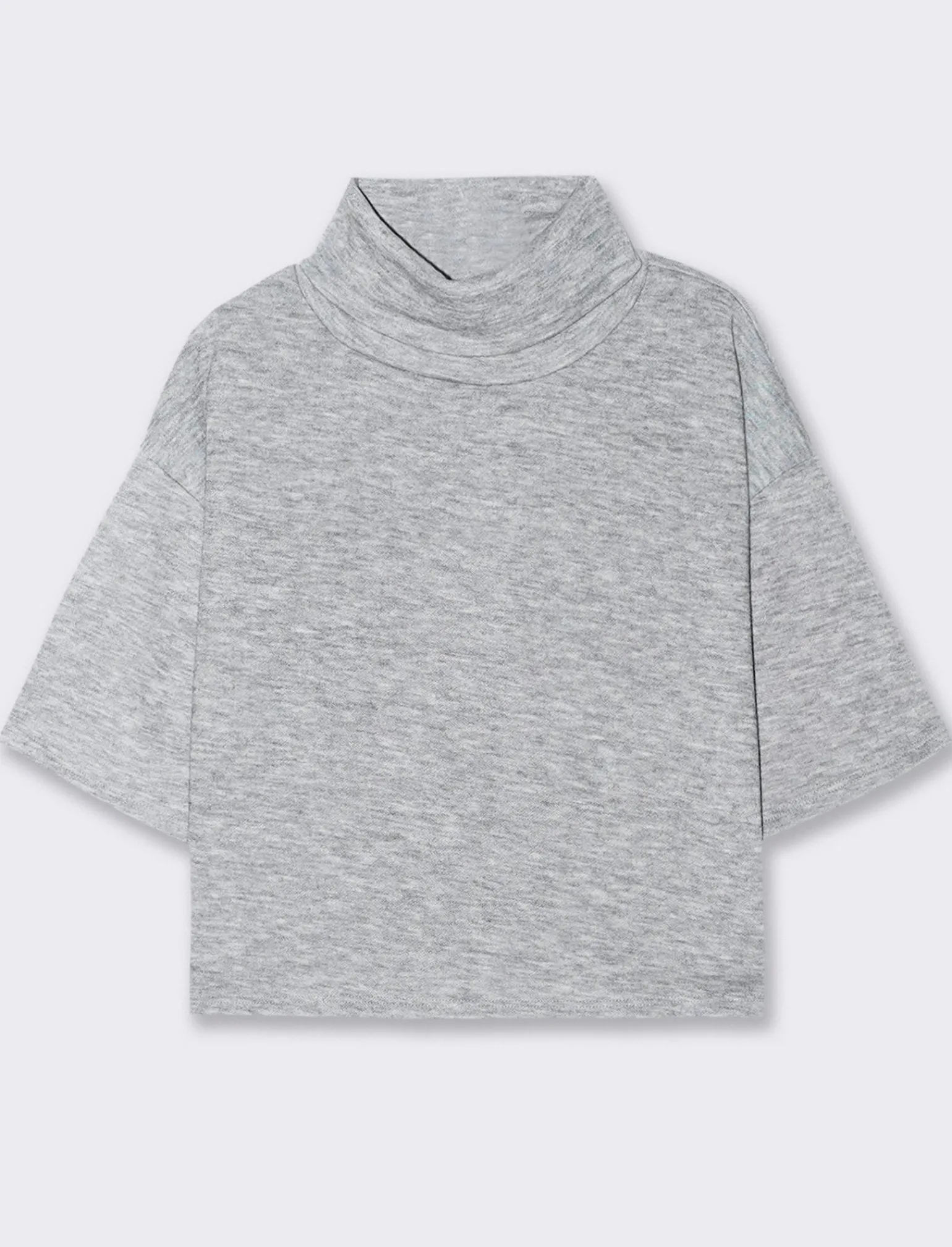 Donna Piazza Italia T-Shirt E Top<Maglia manica a 3/4 con strass - Grigio