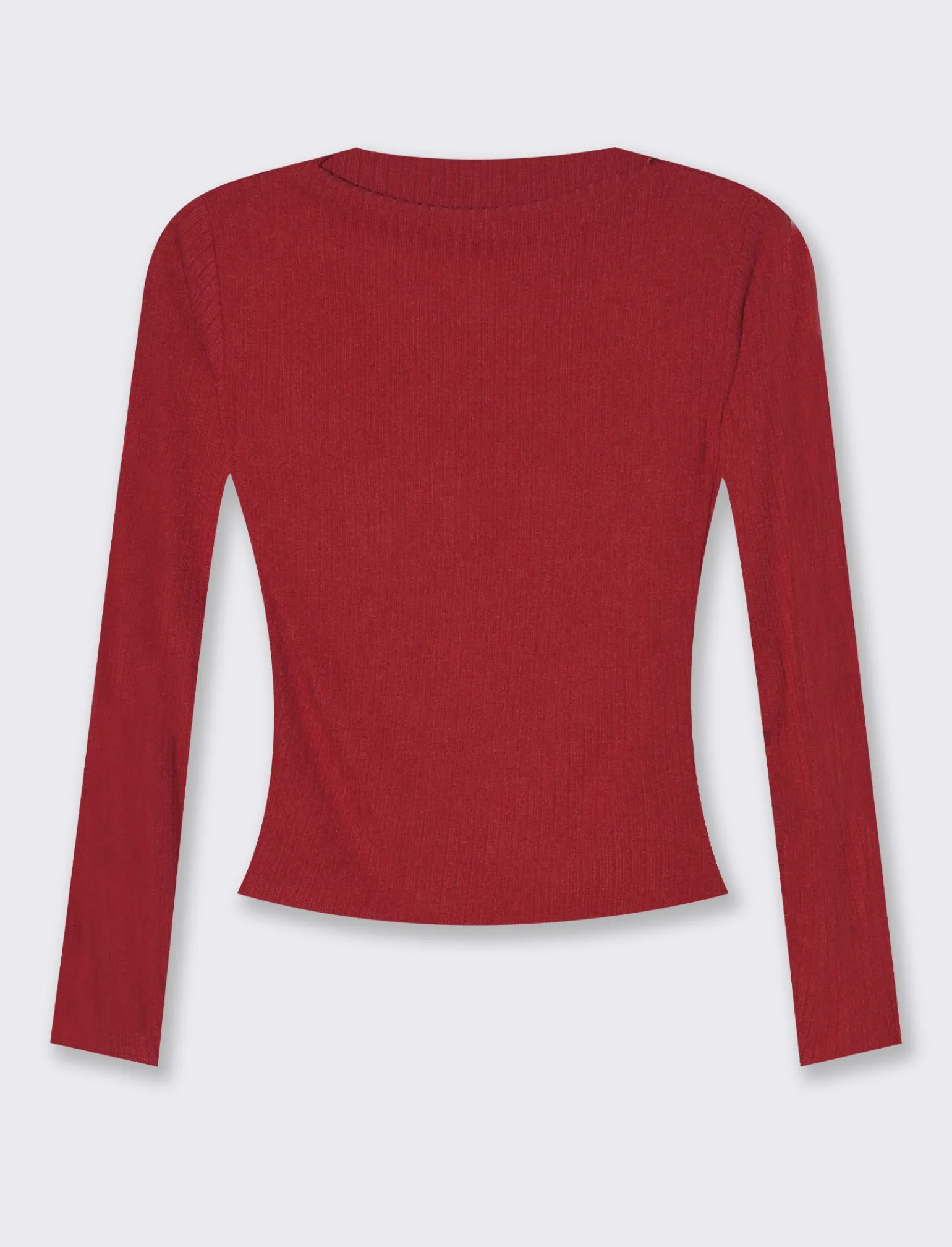 Donna Piazza Italia Maglieria<Maglia manica lunga con scollo a barca vestibilità stretch -