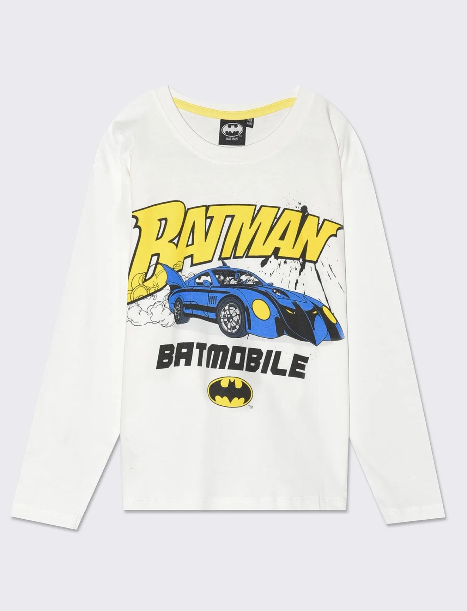 Bambino Piazza Italia Bambino | Maglieria&lt;Maglia manica lunga in jersey con stampe frontali Batman. - Fantasia