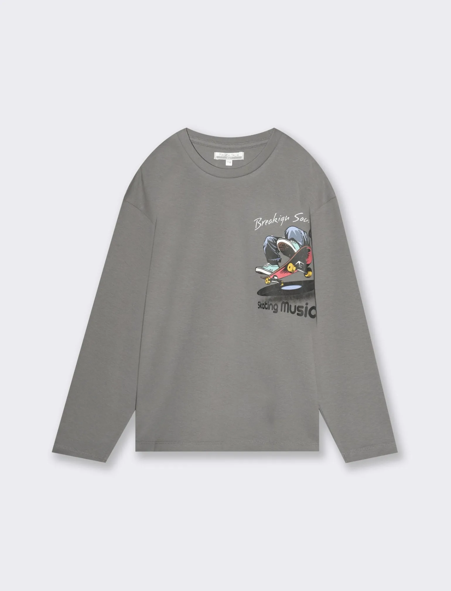 Bambino Piazza Italia Bambino | Maglieria<Maglia mano pesca con maniche lungeh e stampa davanti -
