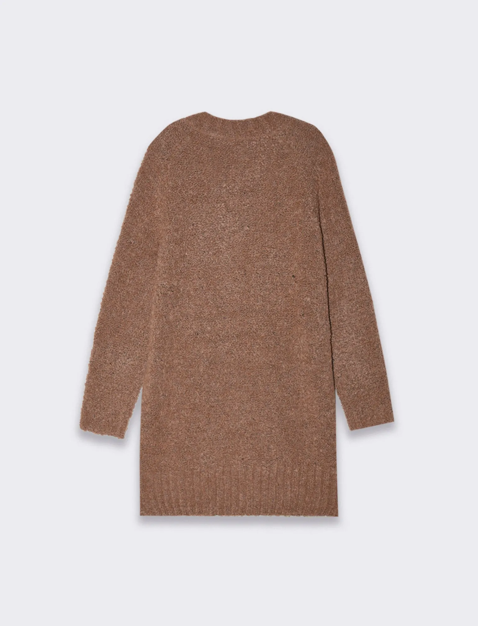 Donna Piazza Italia Donna | Maglieria<Maglia maxipullover con scollo a v profondo. polsi e fondo a costa elastica - castoro
