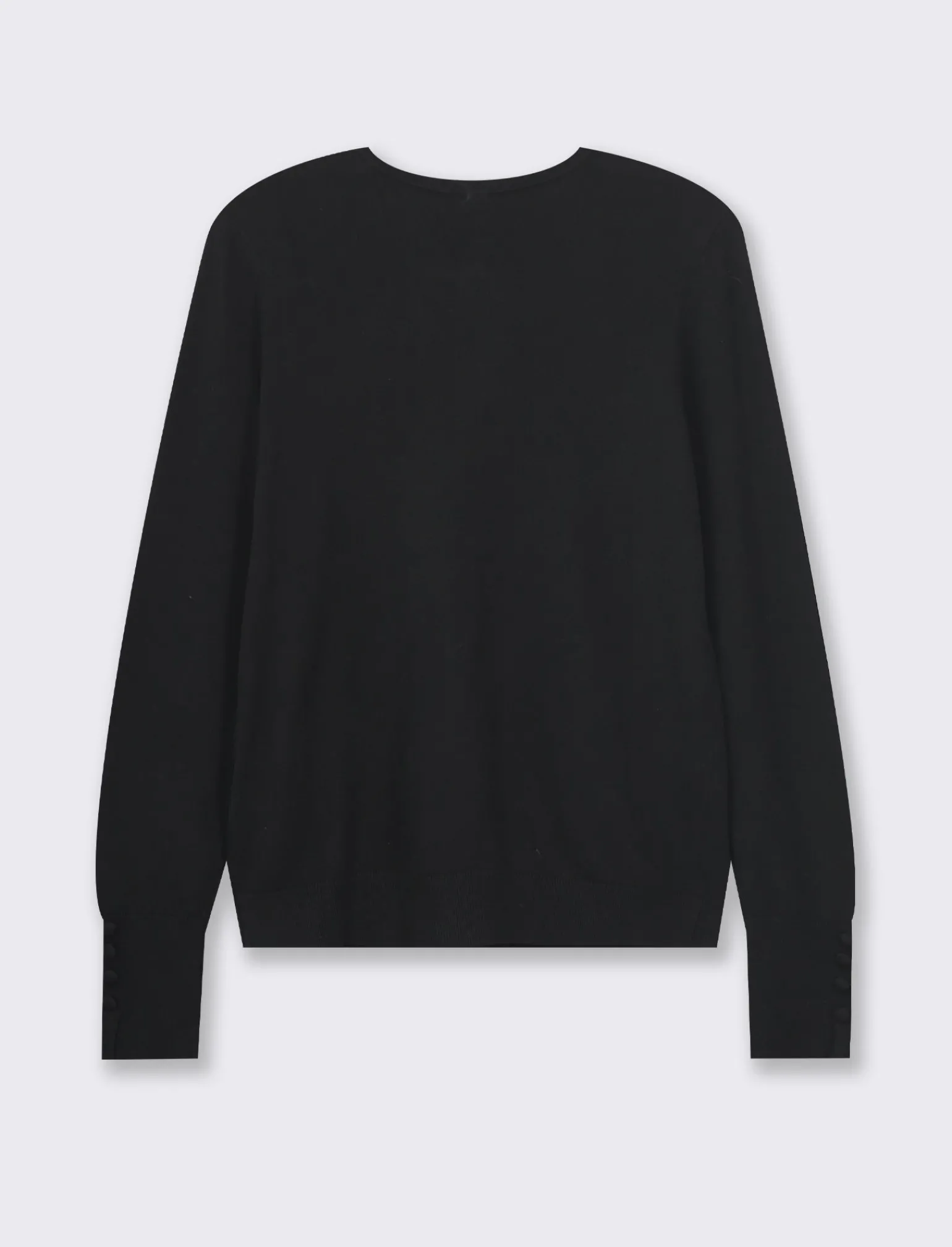 Donna Piazza Italia Donna | Maglieria<Maglia modello girocollo in maglia fine di viscosa con dettaglio bottoni su polsi -