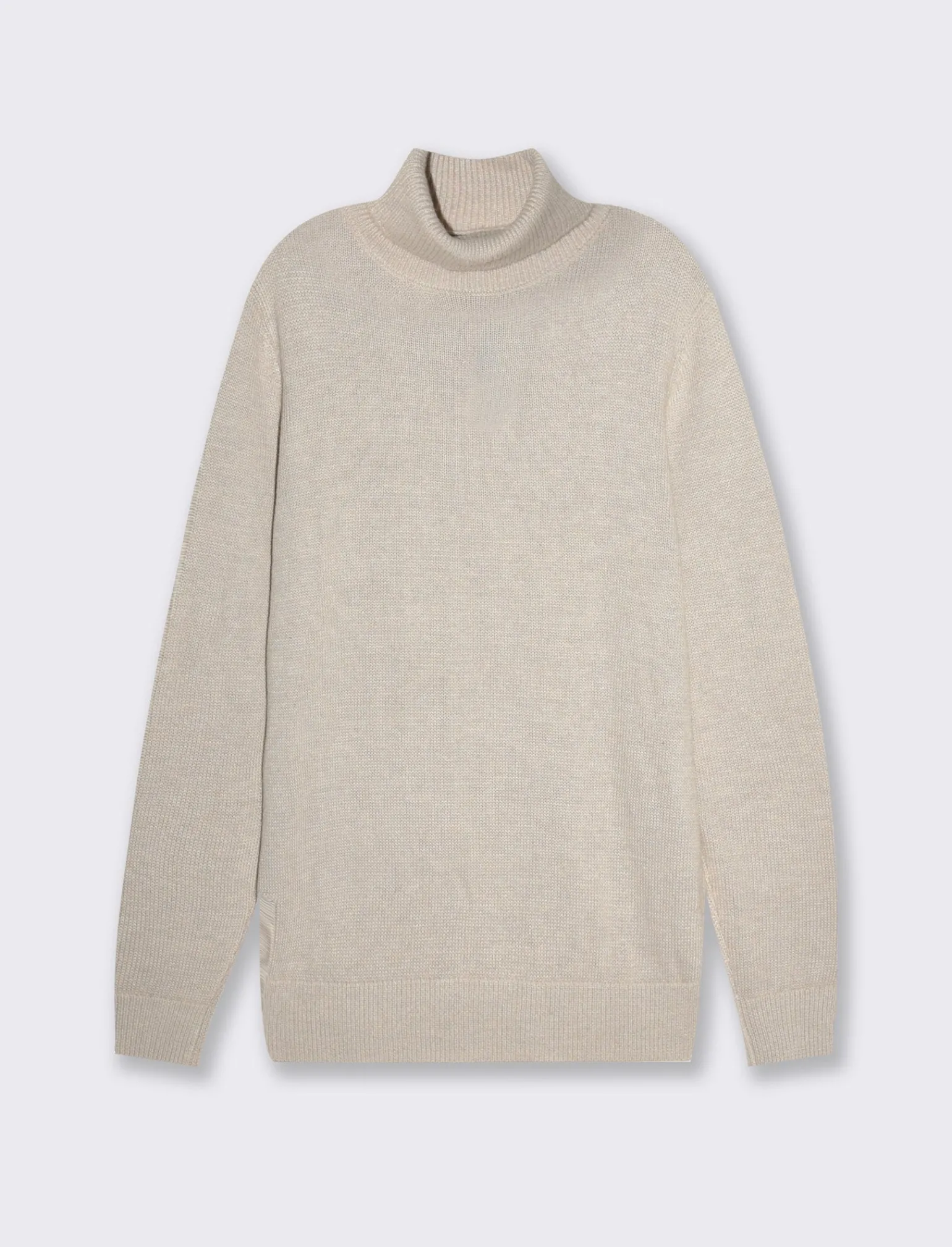 Uomo Piazza Italia Maglieria<Maglia regular fit dolcevita in filato premium effetto lana - melange