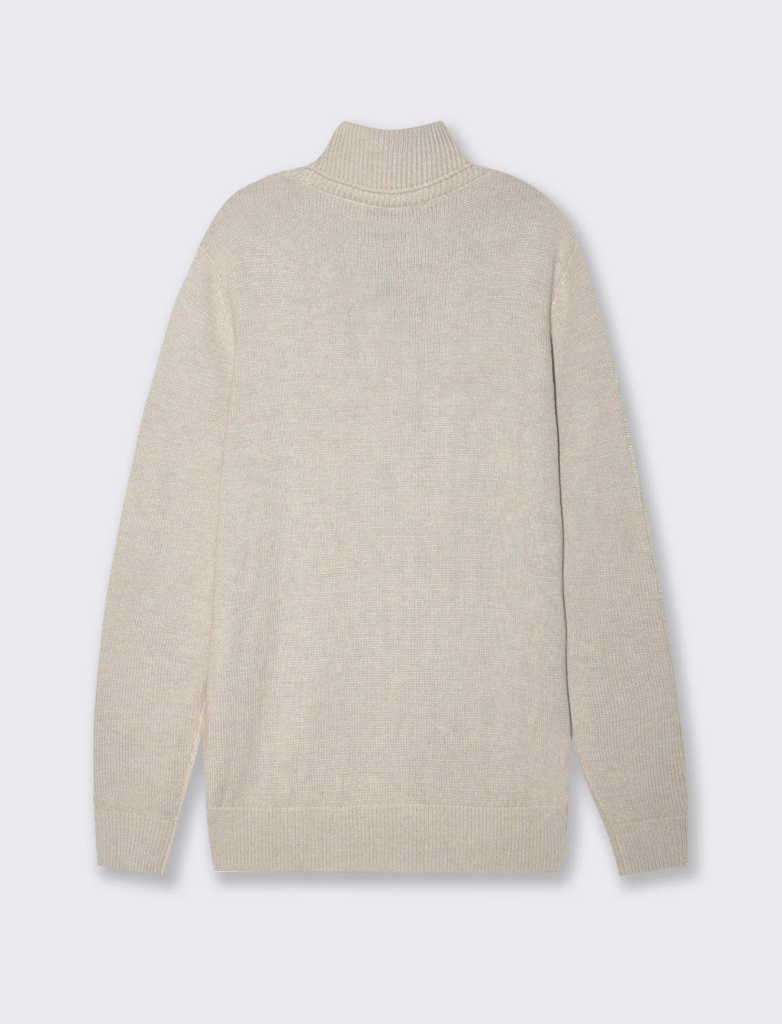 Uomo Piazza Italia Maglieria<Maglia regular fit dolcevita in filato premium effetto lana - melange
