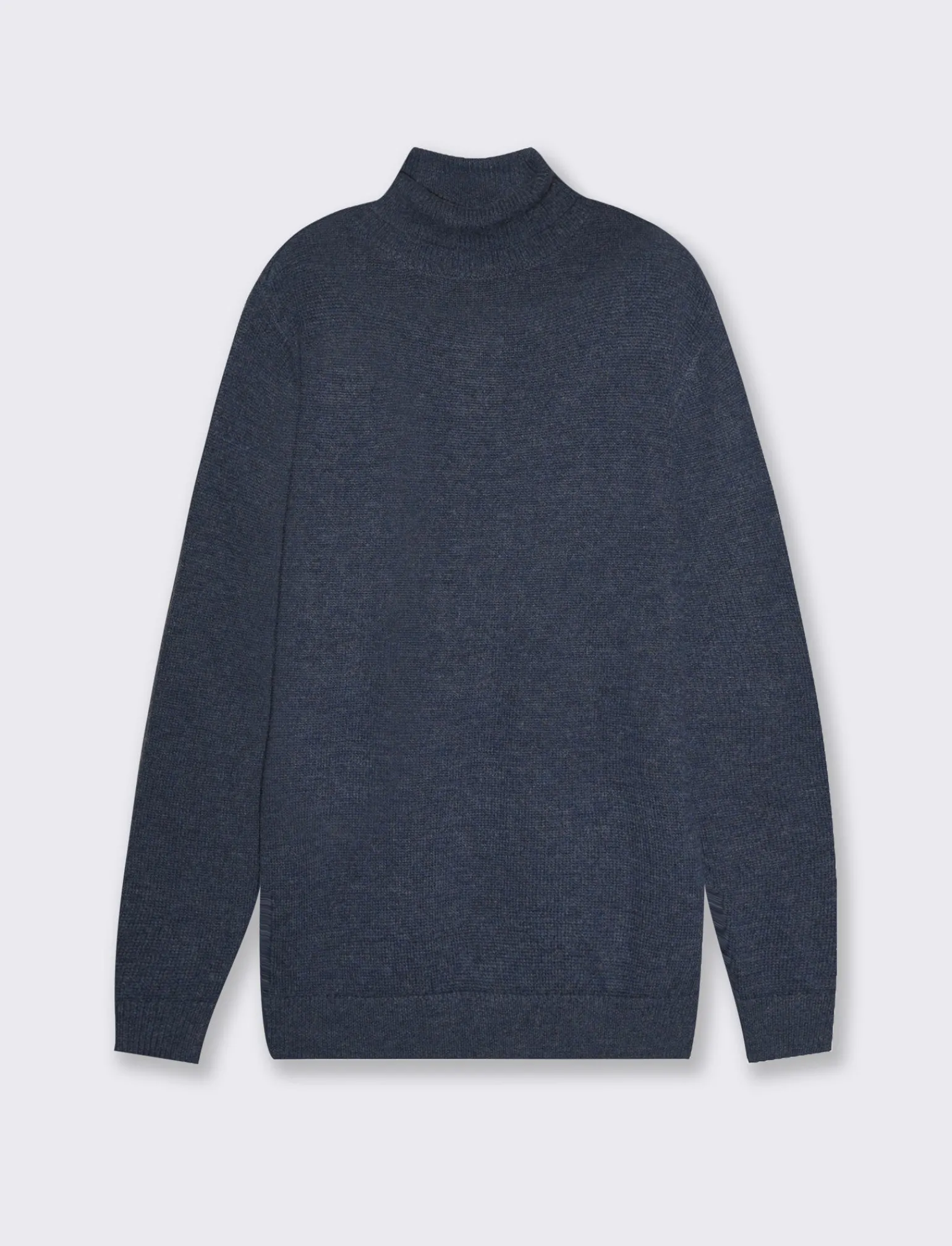 Uomo Piazza Italia Maglieria<Maglia regular fit dolcevita in filato premium effetto lana - melange