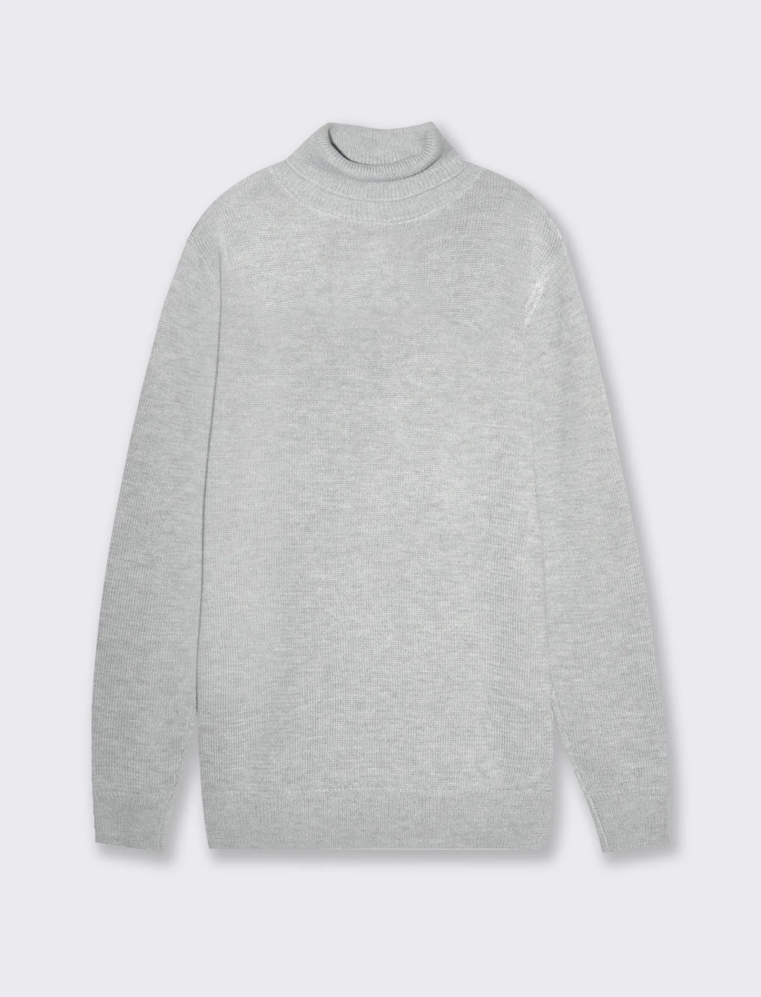 Uomo Piazza Italia Maglieria<Maglia regular fit dolcevita in filato premium effetto lana - chiaro mel.
