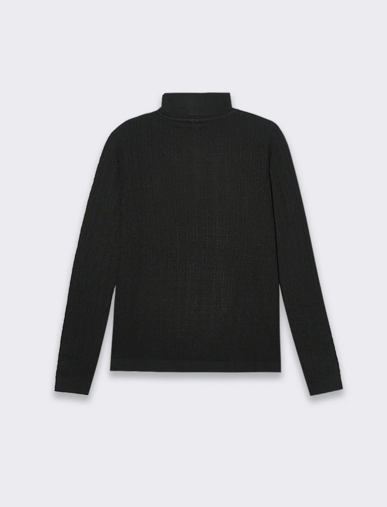 Donna Piazza Italia Donna | Maglieria<Maglia slim in morbido filato collo lato e lavorazione trecce -