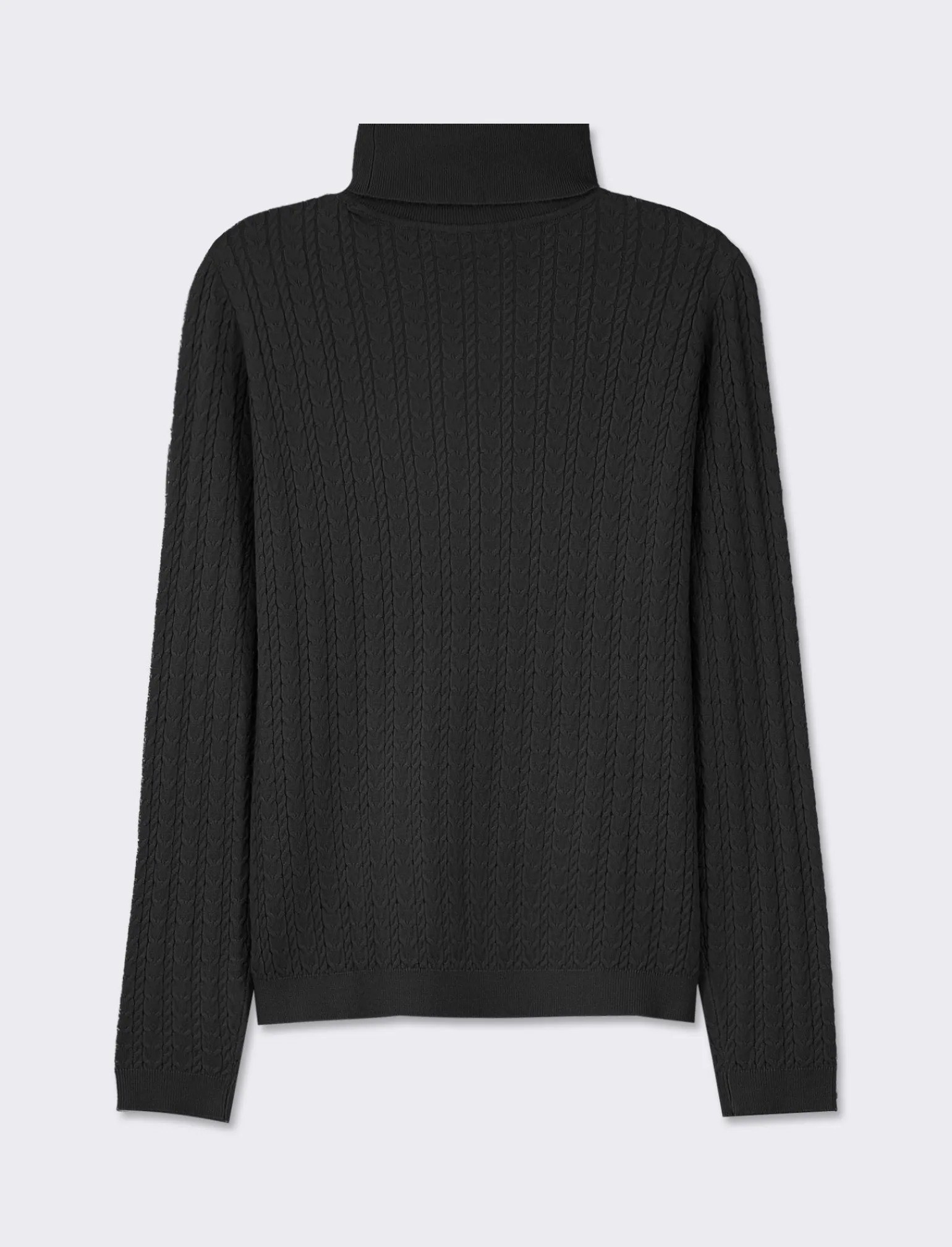 Donna Piazza Italia Donna | Maglieria<Maglia slim in morbido filato collo lato e lavorazione trecce -