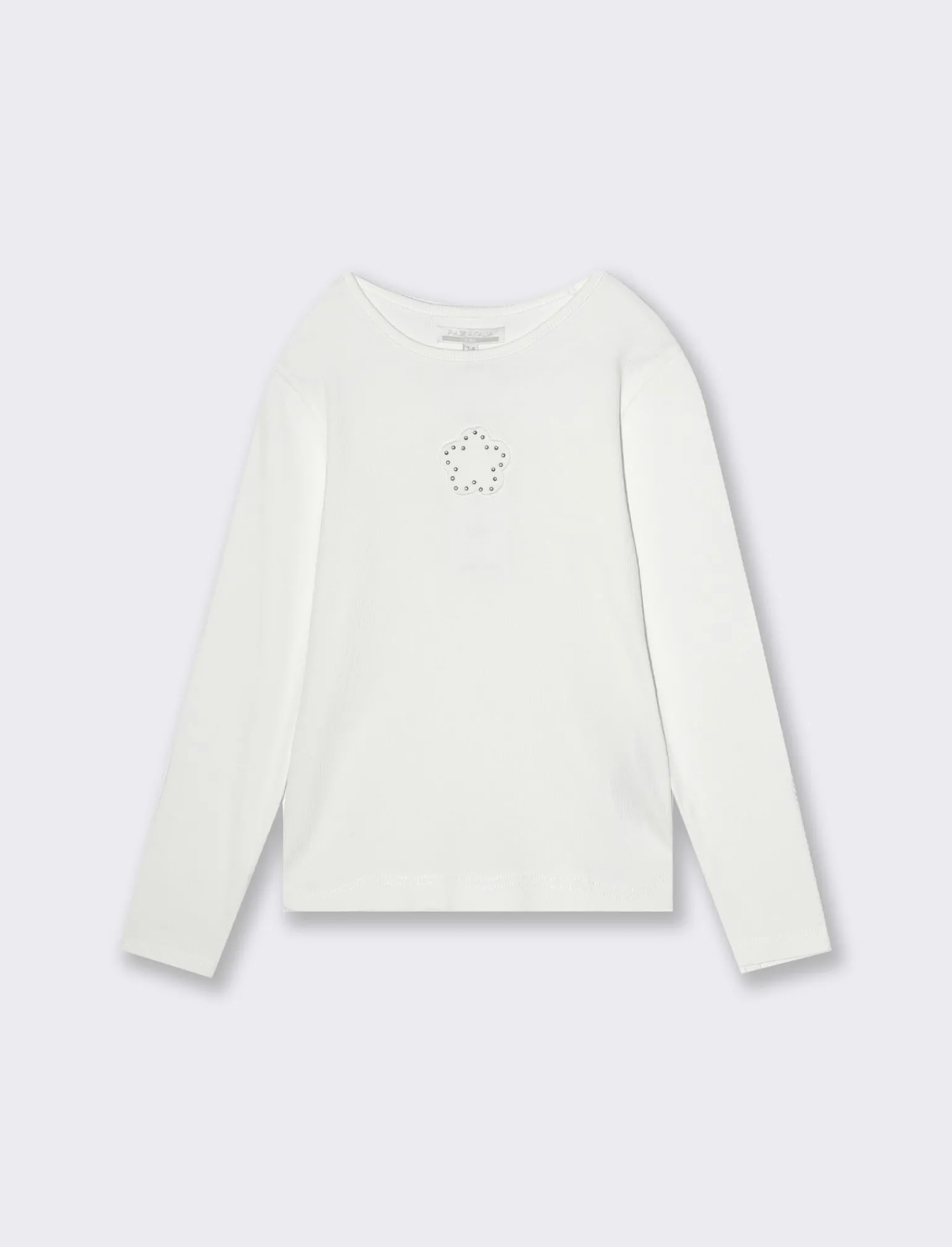 Piazza Italia Bambina | T-Shirt E Top<Maglietta in cotone elastico e patch con borchie - sporco