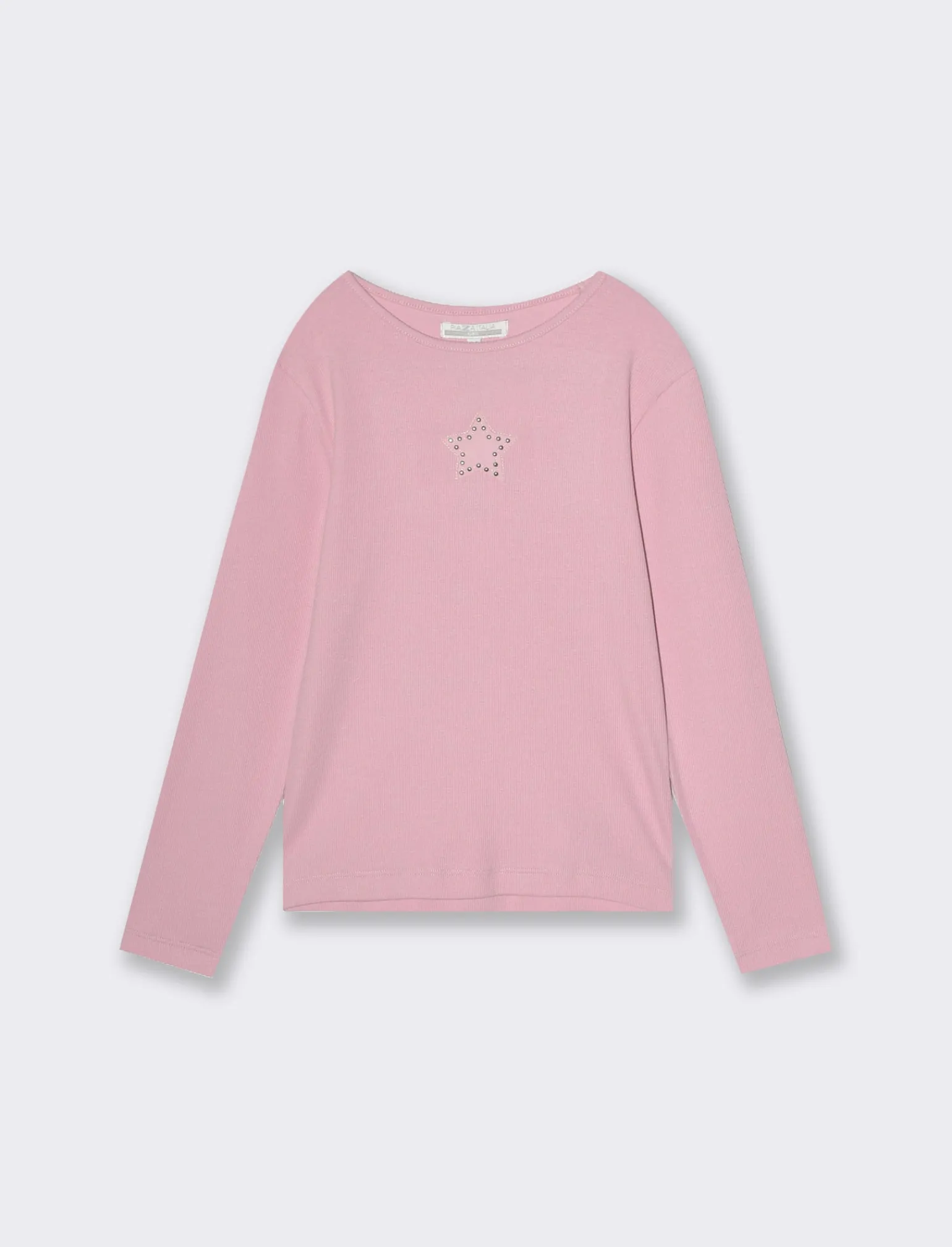 Piazza Italia Bambina | T-Shirt E Top<Maglietta in cotone elastico e patch con borchie -