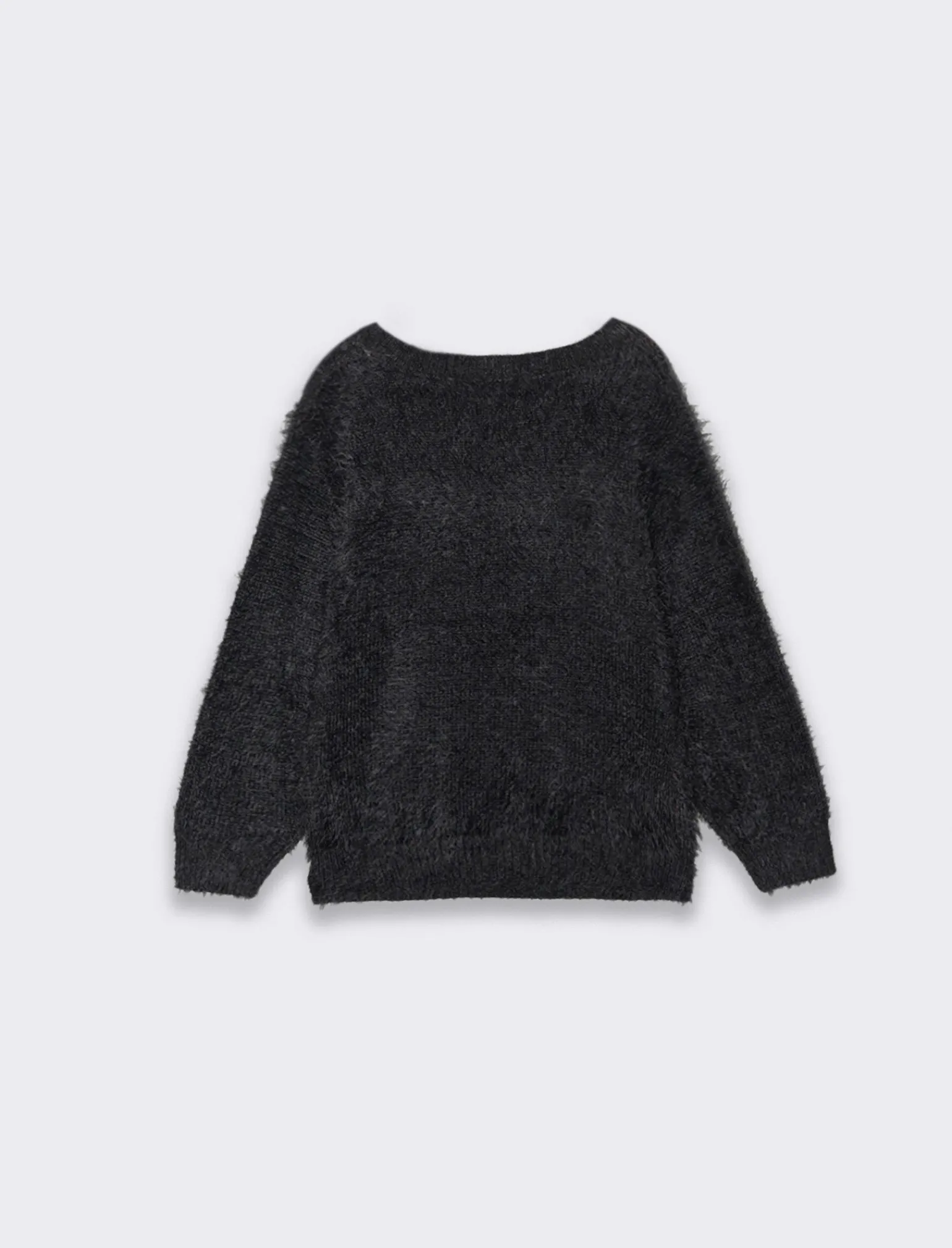 Piazza Italia Bambina | Maglieria<Maglioncino girocollo da bambina con ricamo in filo metallizzato e decorazione jacquard a cuori -