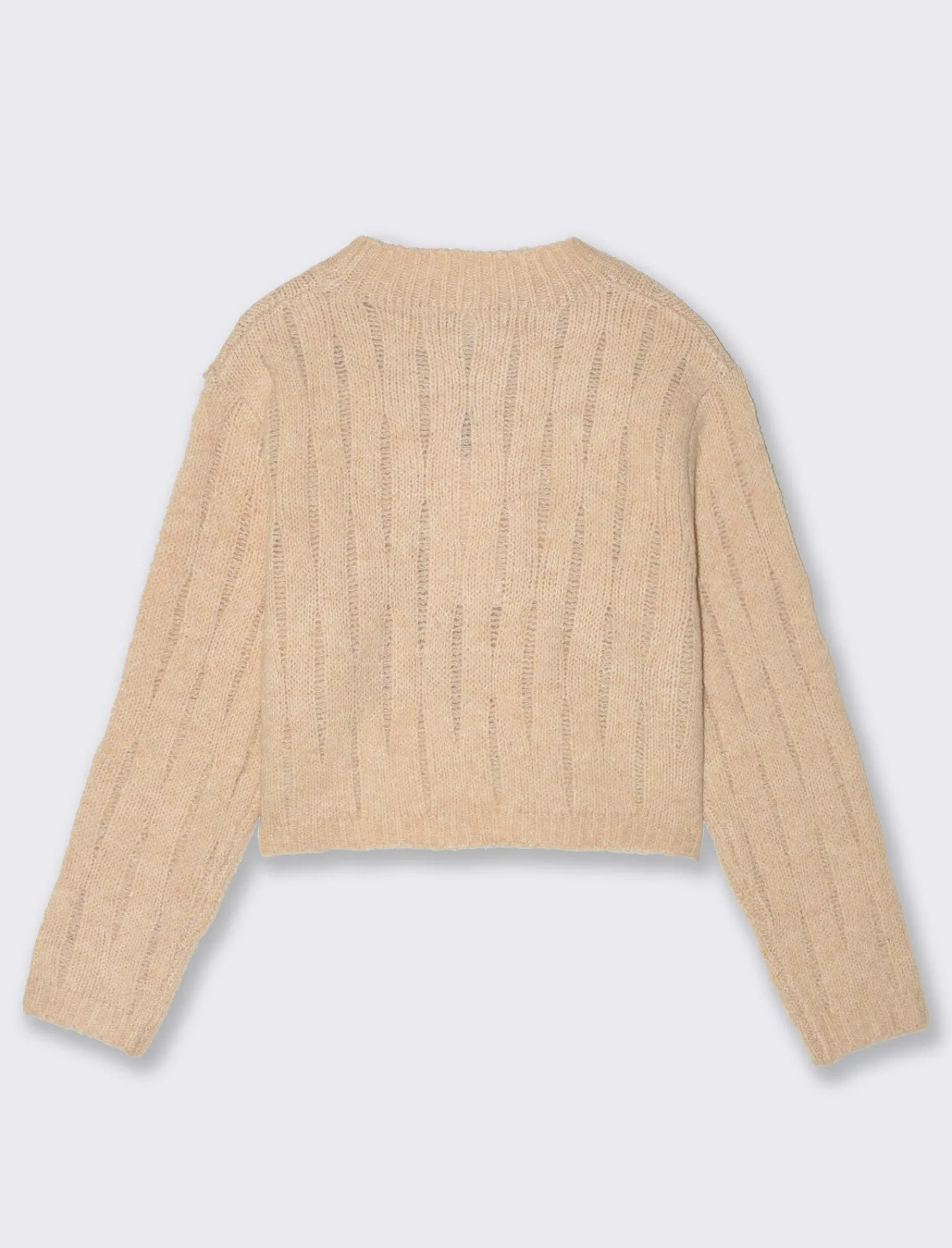 Piazza Italia Bambina | Maglieria<Maglione girocollo da bambina - Beige