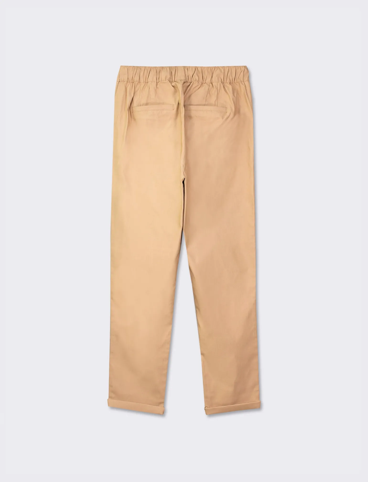 Donna Piazza Italia Donna | Pantaloni<Panatole modello jogger in tessuto elasticizzato con elastico e coulisse tampata in vita - Cammello