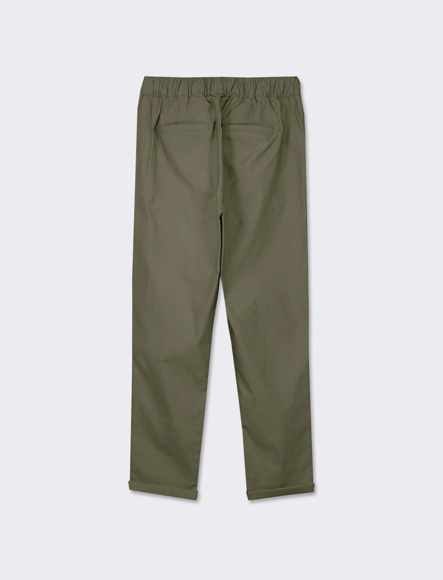 Donna Piazza Italia Donna | Pantaloni<Panatole modello jogger in tessuto elasticizzato con elastico e coulisse tampata in vita - Ve.milit.