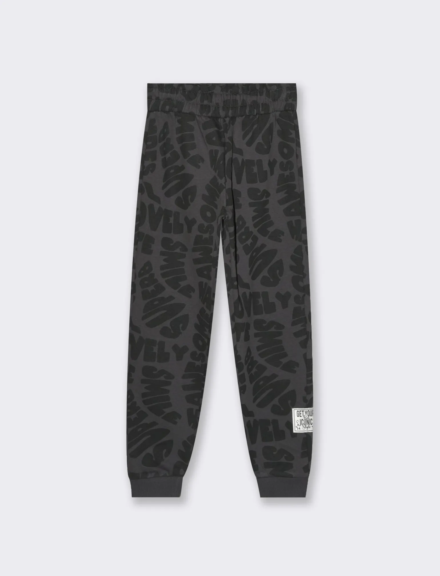 Piazza Italia Bambina | Leggings E Jogger<Pantafitness in felpa stampa fantasia con elastico in vita e patch decorativo al fondo -
