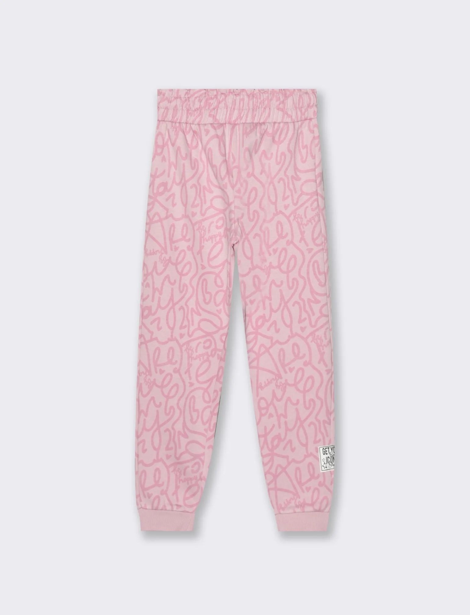 Piazza Italia Bambina | Leggings E Jogger<Pantafitness in felpa stampa fantasia con elastico in vita e patch decorativo al fondo -