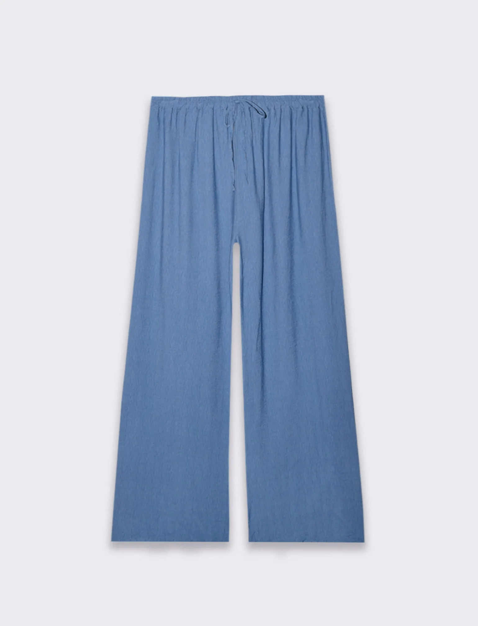 Donna Piazza Italia Pantaloni<Pantalaccio basico con elastico in vita e coulisse - Denim