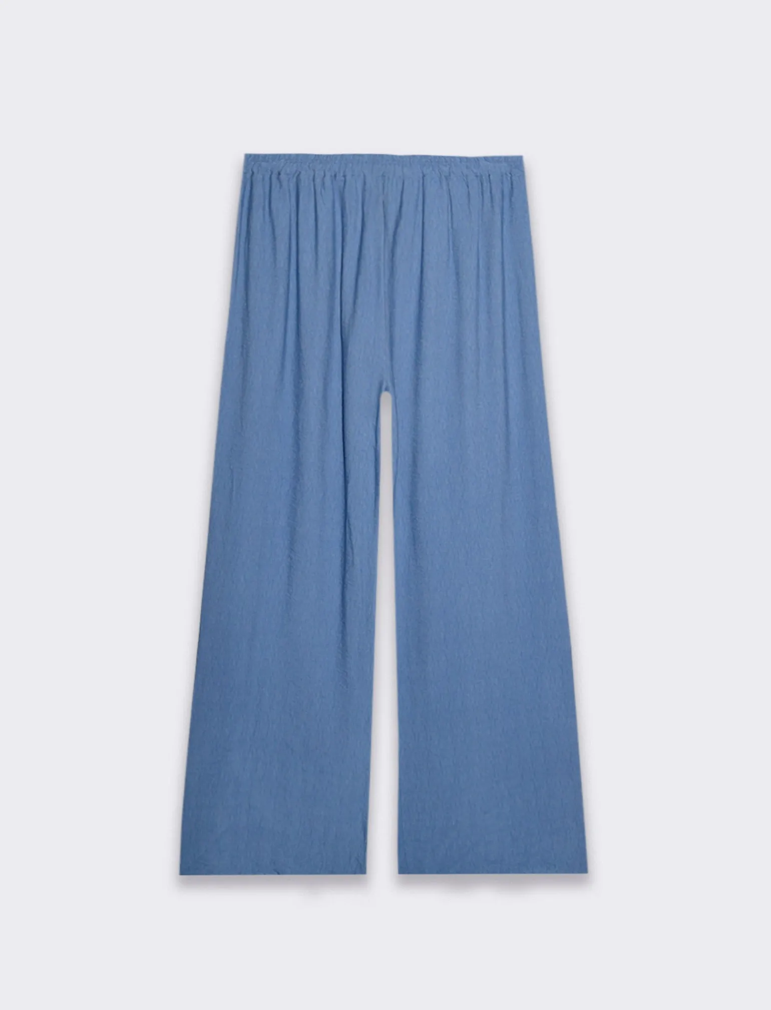 Donna Piazza Italia Pantaloni<Pantalaccio basico con elastico in vita e coulisse - Denim