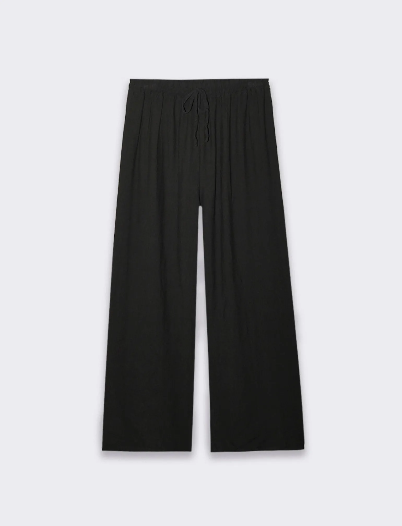 Donna Piazza Italia Pantaloni<Pantalaccio basico con elastico in vita e coulisse -