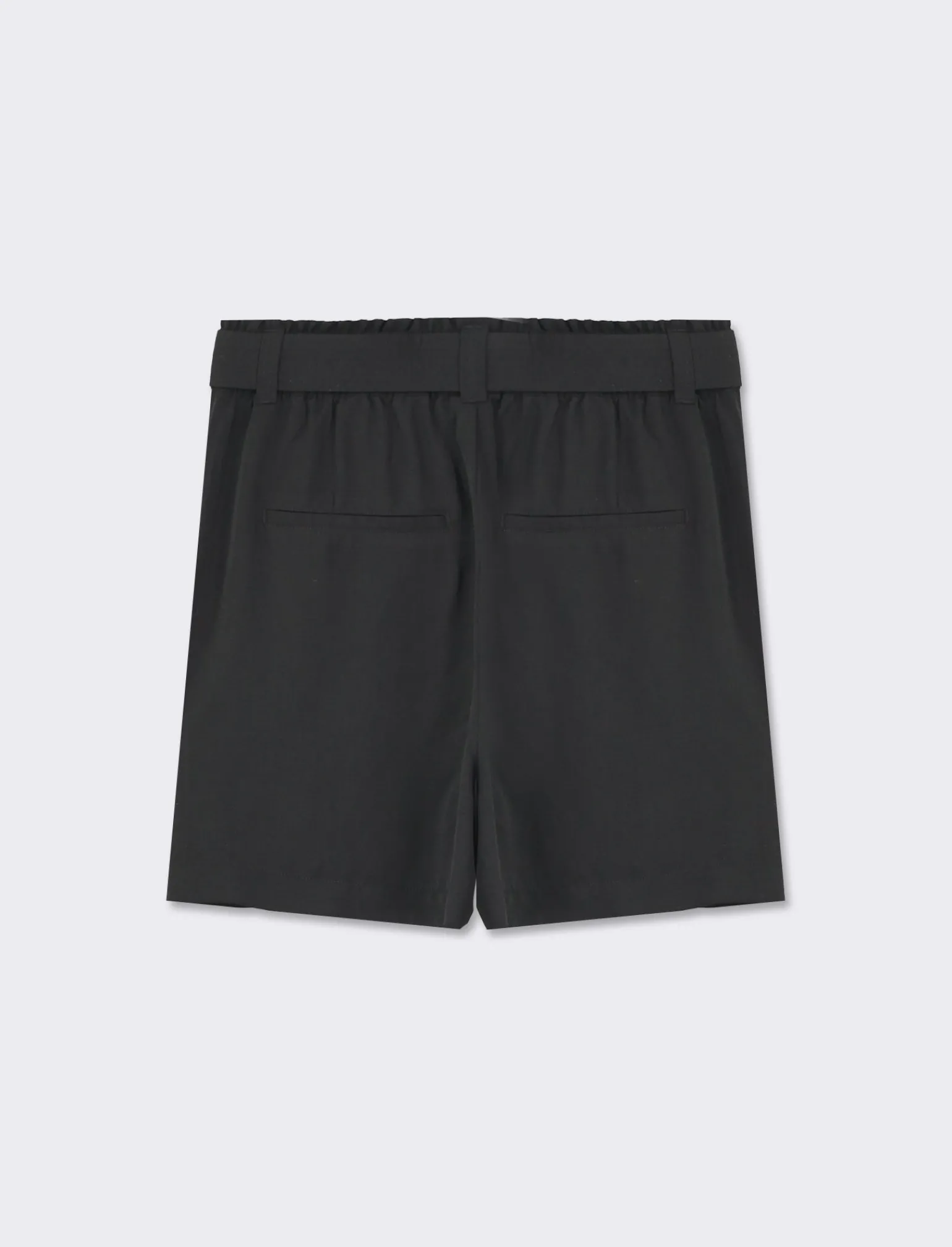 Donna Piazza Italia Donna<Pantaloncino ampio con cintura. Vita alta con elastico on vita e tasche davanti -