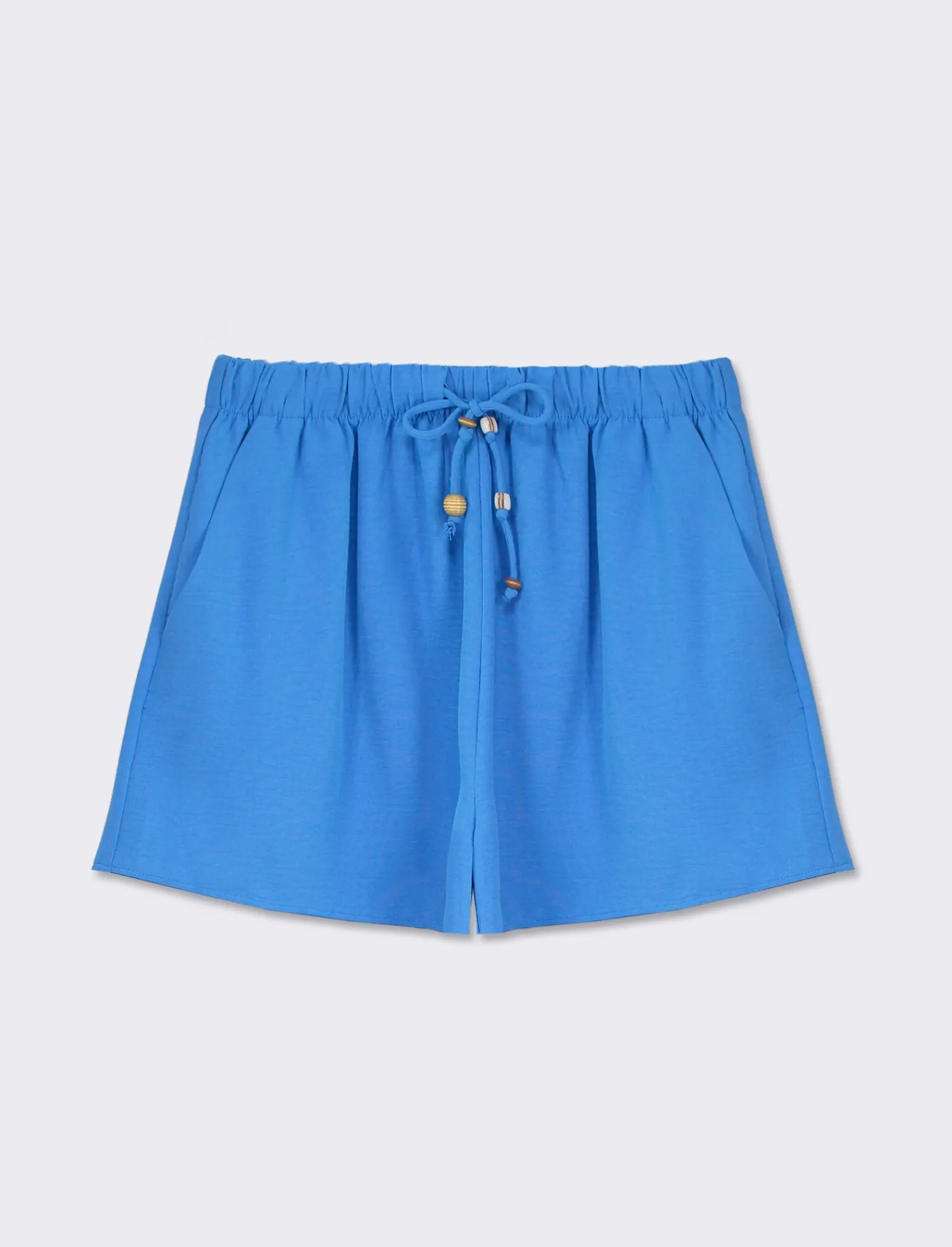 Donna Piazza Italia Donna<Pantaloncino in tessuto fluido e coulisse con charms -