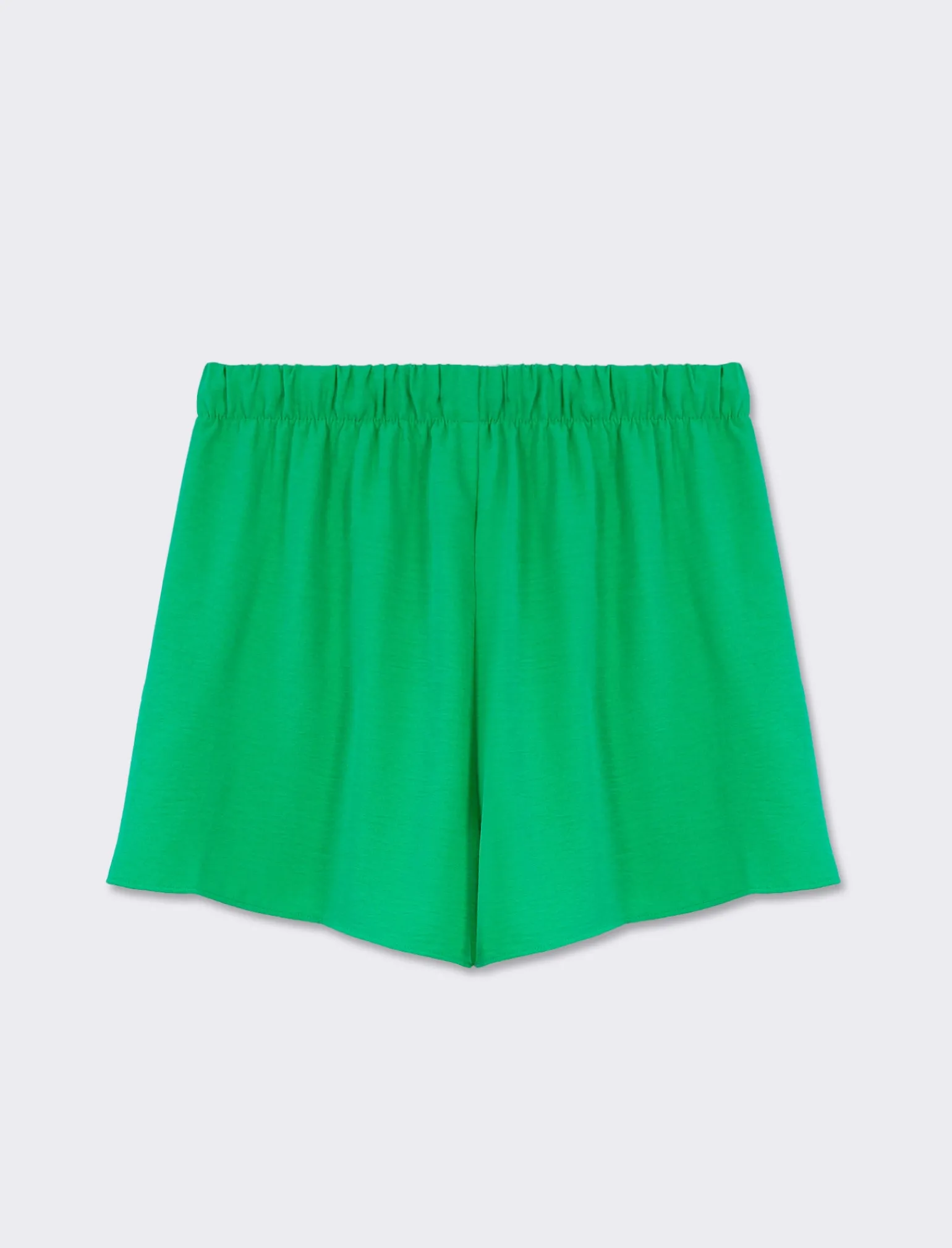 Donna Piazza Italia Donna<Pantaloncino in tessuto fluido e coulisse con charms - mela