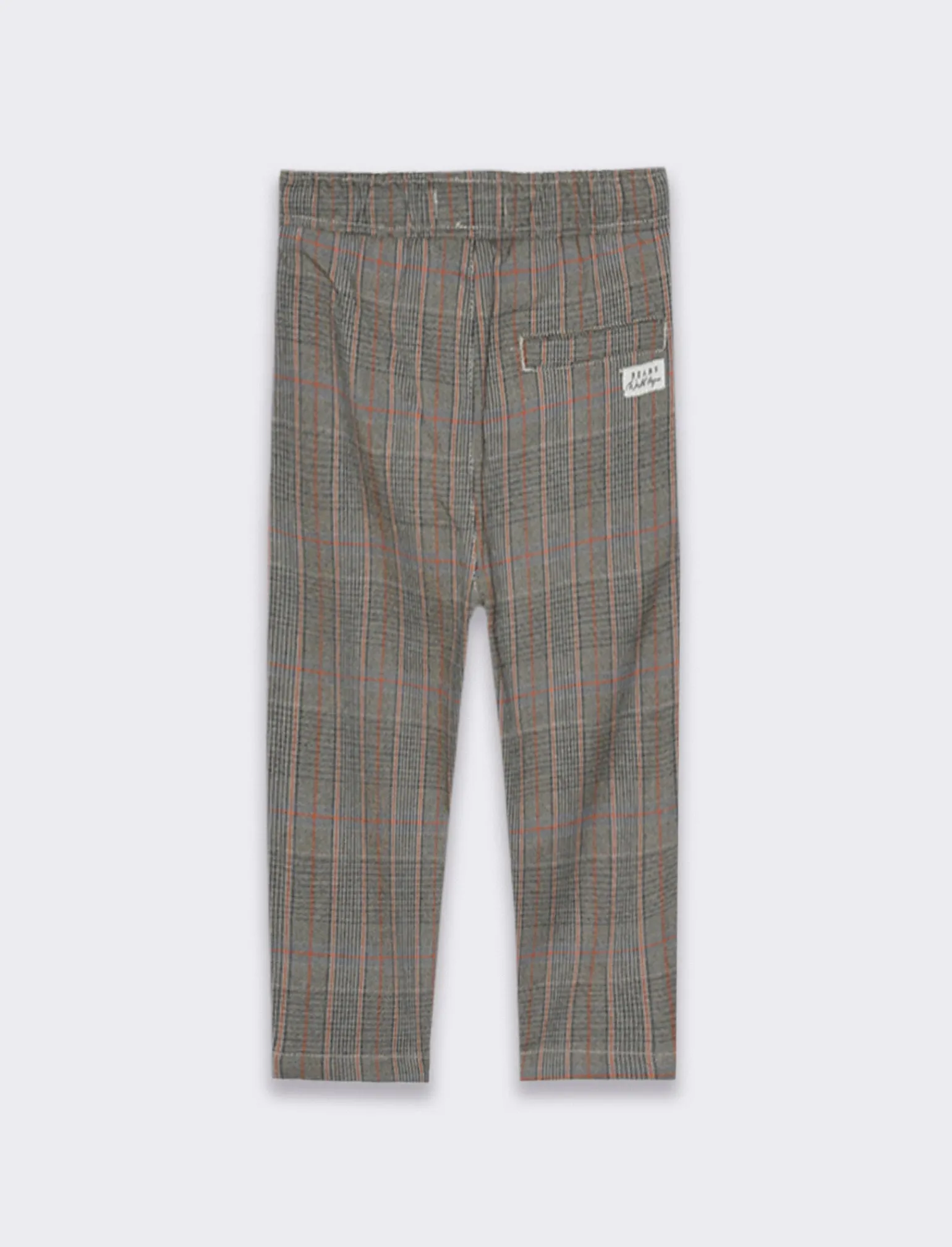 Piazza Italia Neonato | Pantaloni<Pantalone a quadri in tessuto dalla mano morbida taglio classico - Fantasia