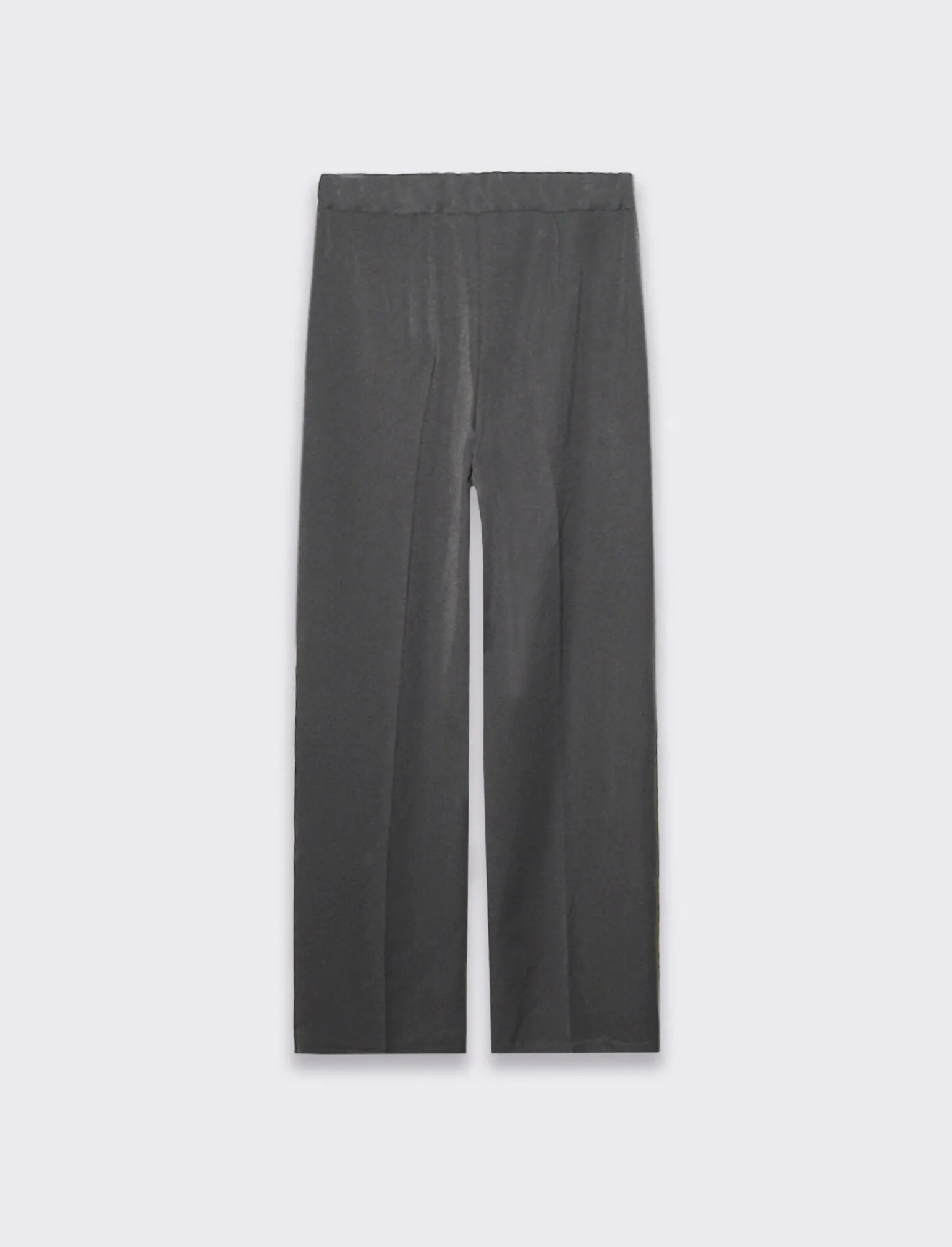 Donna Piazza Italia Pantaloni<Pantalone a vita alta con chiusura a doppio bottone e zip -