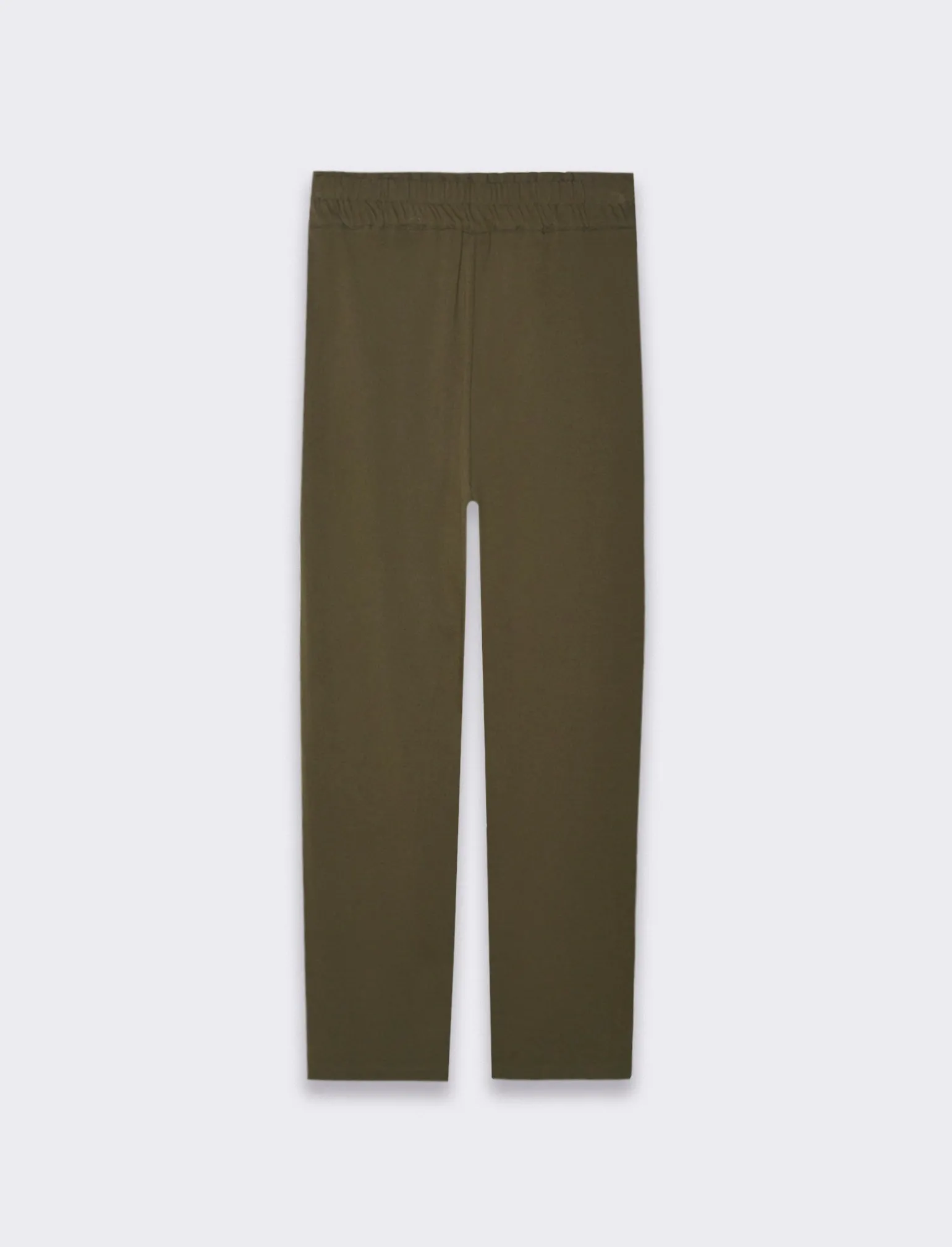 Donna Piazza Italia Donna | Pantaloni<Pantalone alla caviglia a vita alta ed elastico in vita vestibilità slim - Ve.milit.