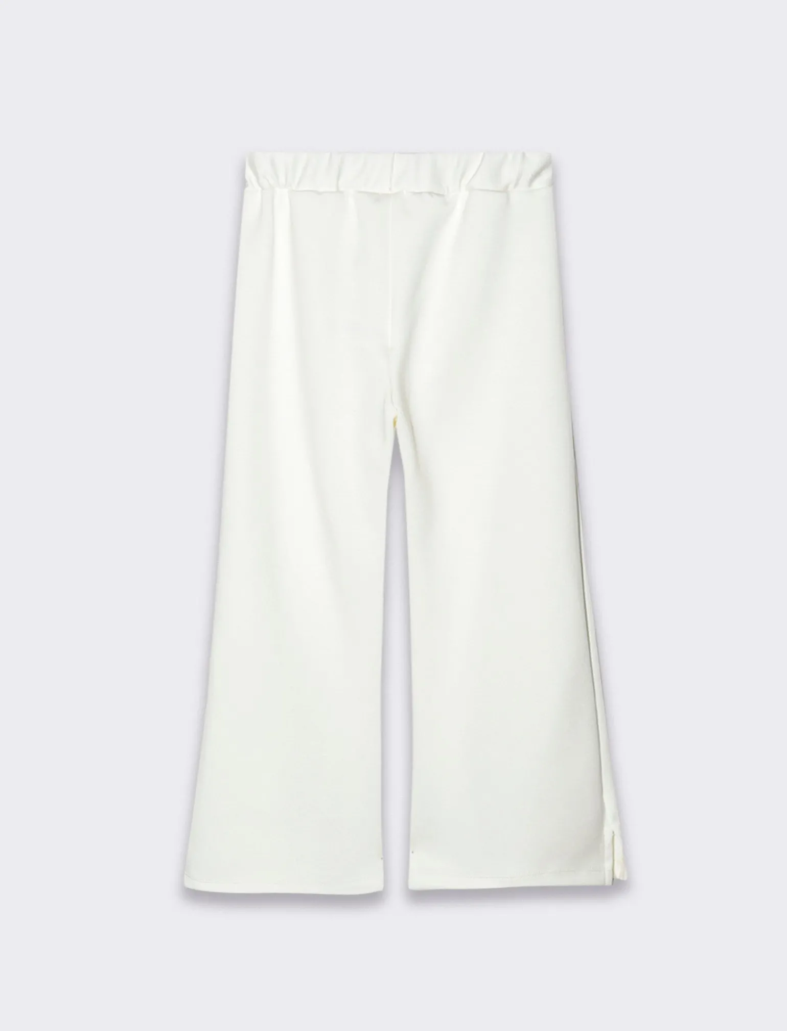 Piazza Italia Bambina | Leggings E Jogger<Pantalone ampio da bambina,tessuto bioelastico in cotone con culotte - sporco