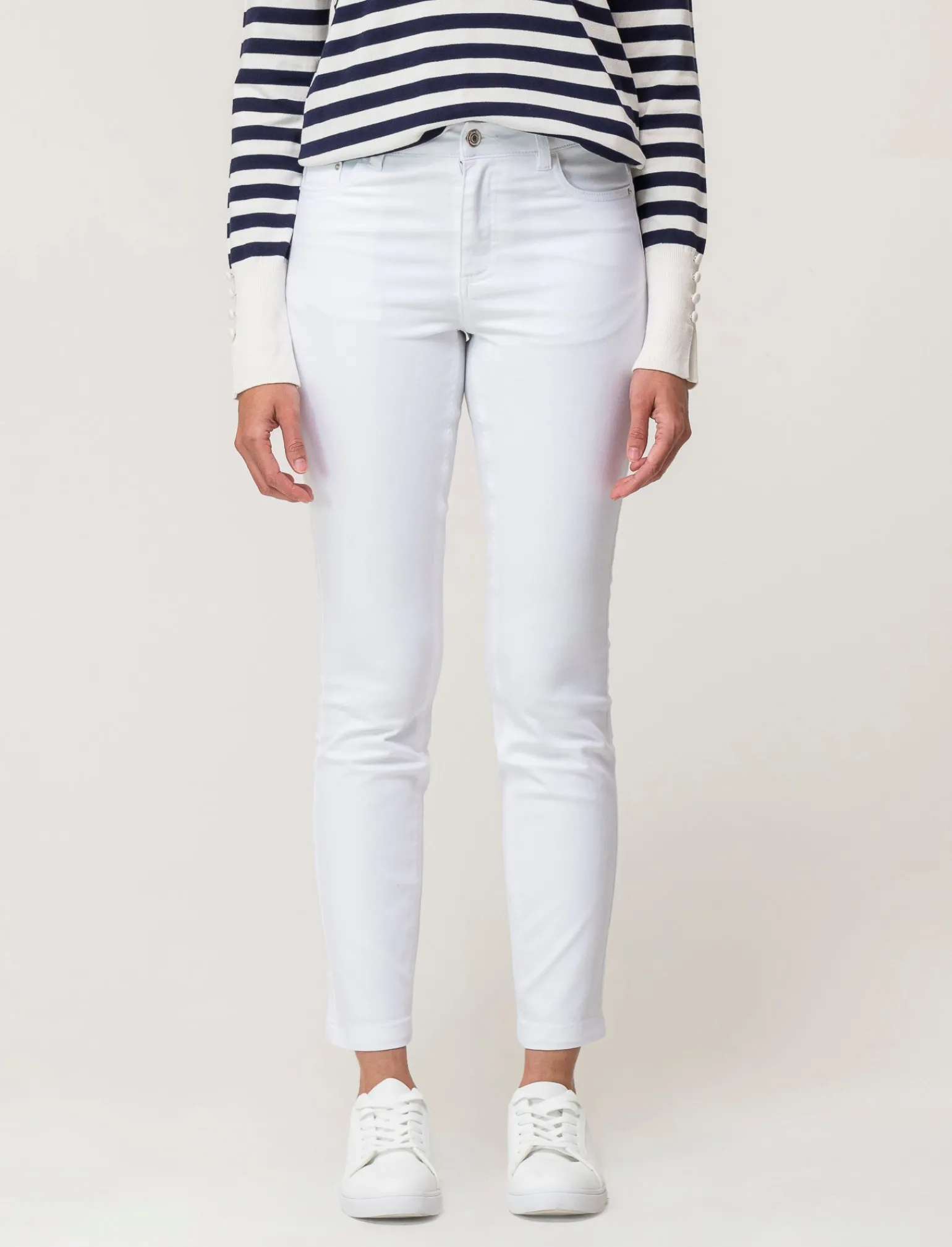 Donna Piazza Italia Donna | Jeans<Pantalone cinque tasche skinny vita regular -
