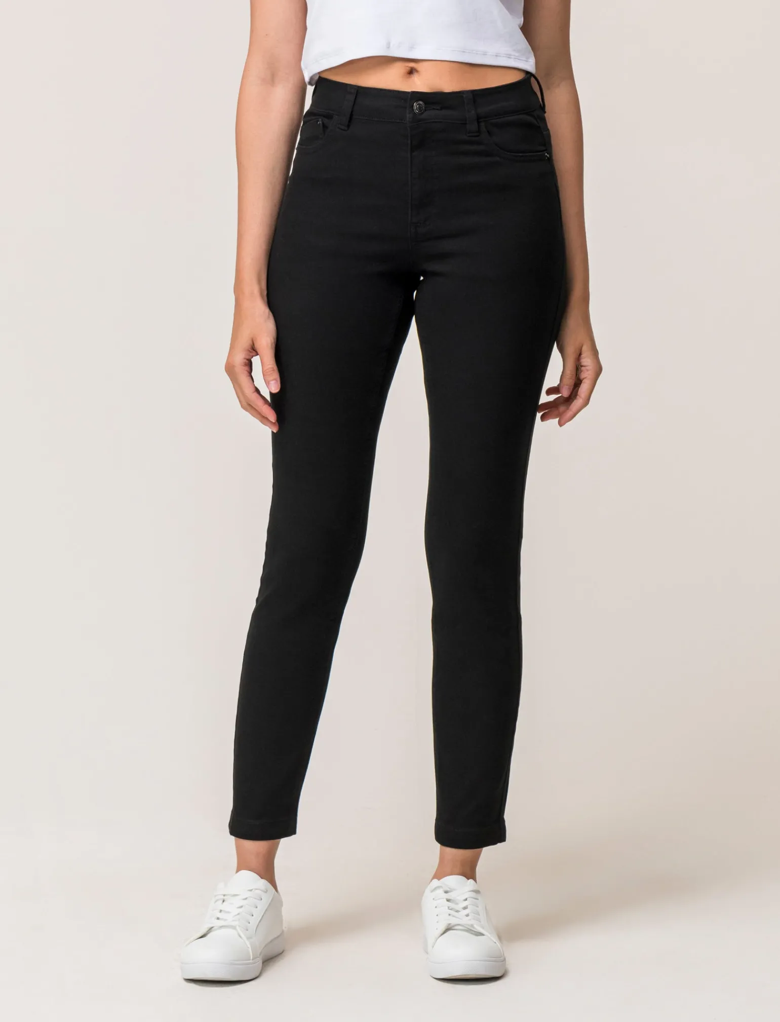 Donna Piazza Italia Donna | Jeans<Pantalone cinque tasche skinny vita regular -
