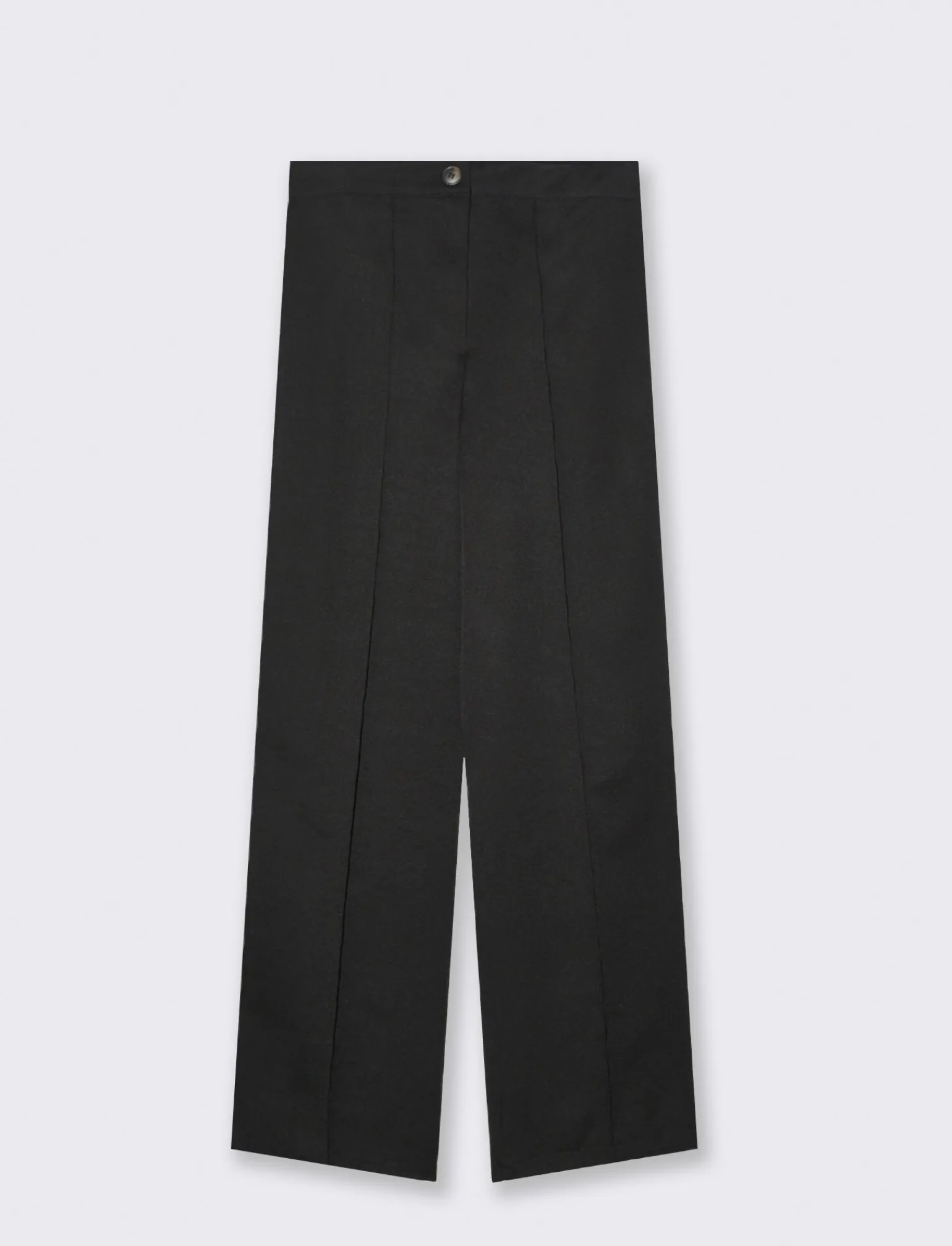 Donna Piazza Italia Pantaloni<Pantalone con cucitura in rilievo - Nero