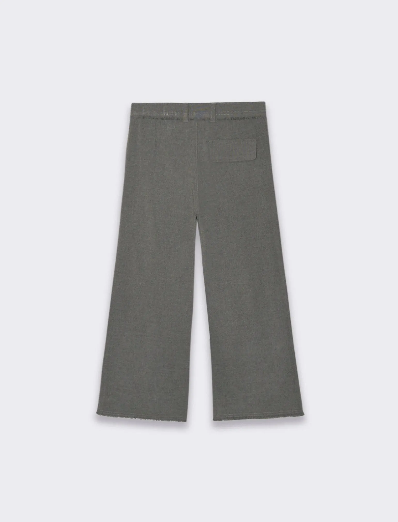 Piazza Italia Bambina | Pantaloni<Pantalone da bambina vestibilità ampia con orlo a taglio vivo in vita e al fondo -