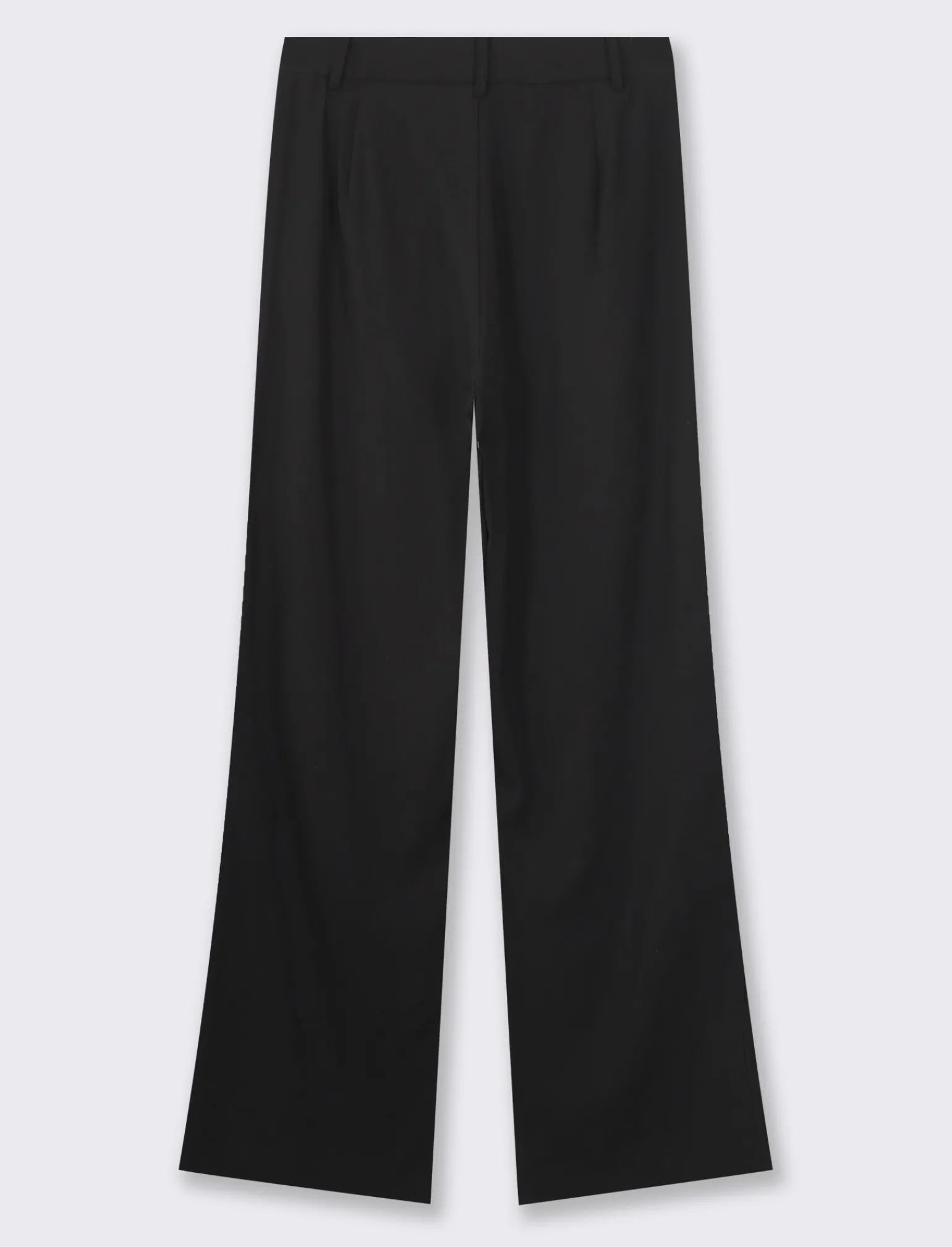 Donna Piazza Italia Pantaloni<Pantalone fromale modello a palazzo in tessuto fluido -