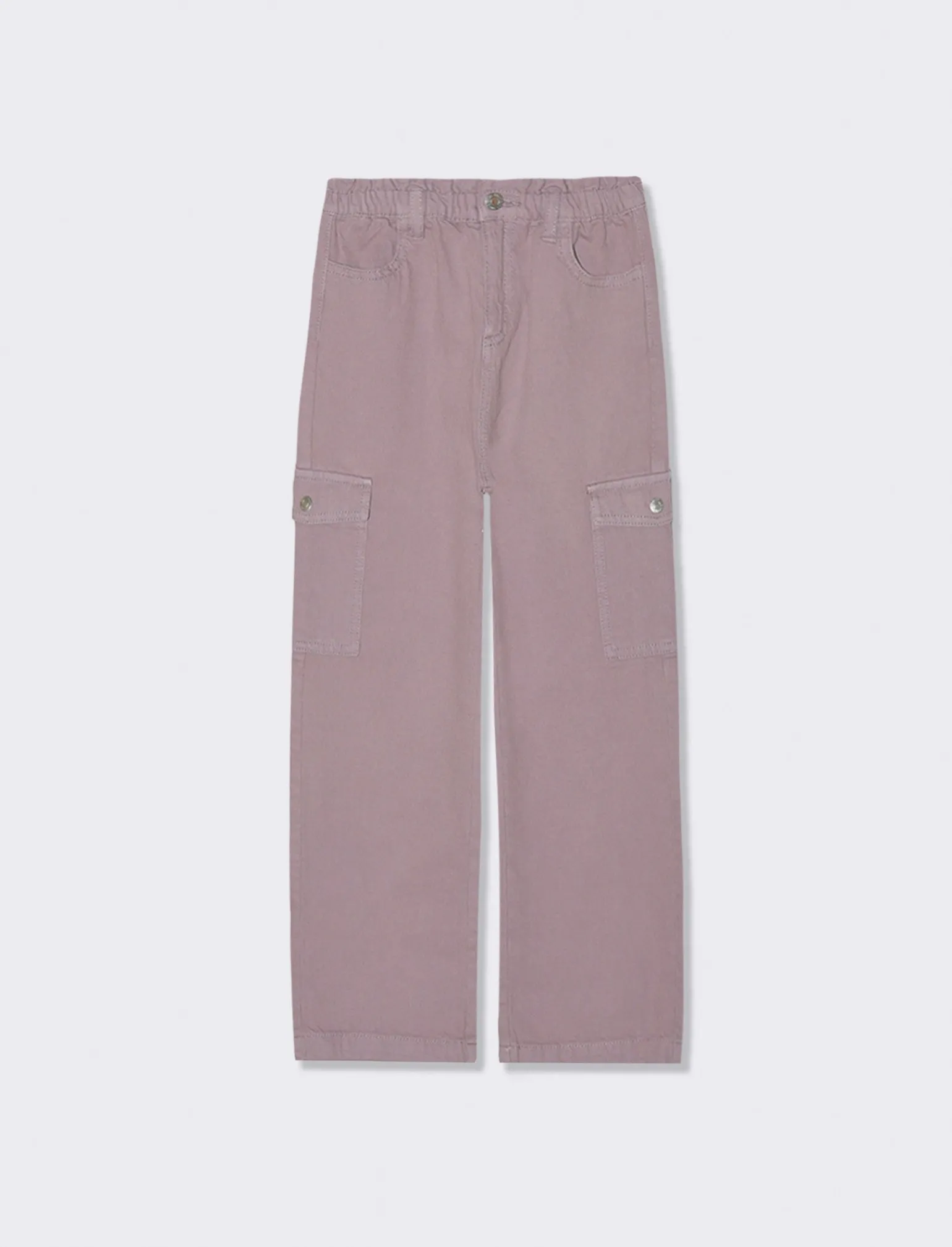 Piazza Italia Pantaloni | Pantaloni<Pantalone in cotone con tasche stile cargo e gamba ampia -