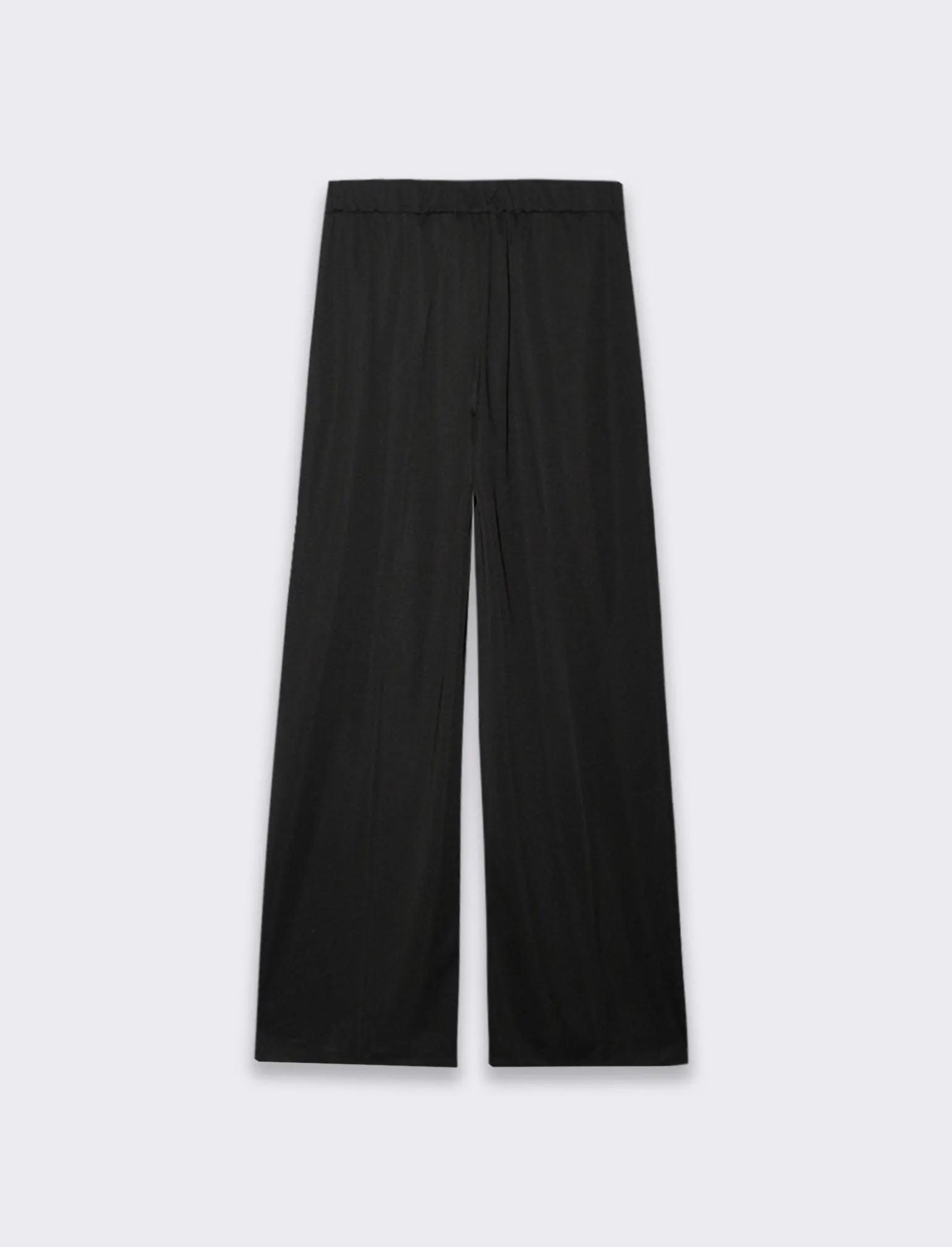 Donna Piazza Italia Pantaloni<Pantalone in tessuto elastico con tasche uomo - Nero